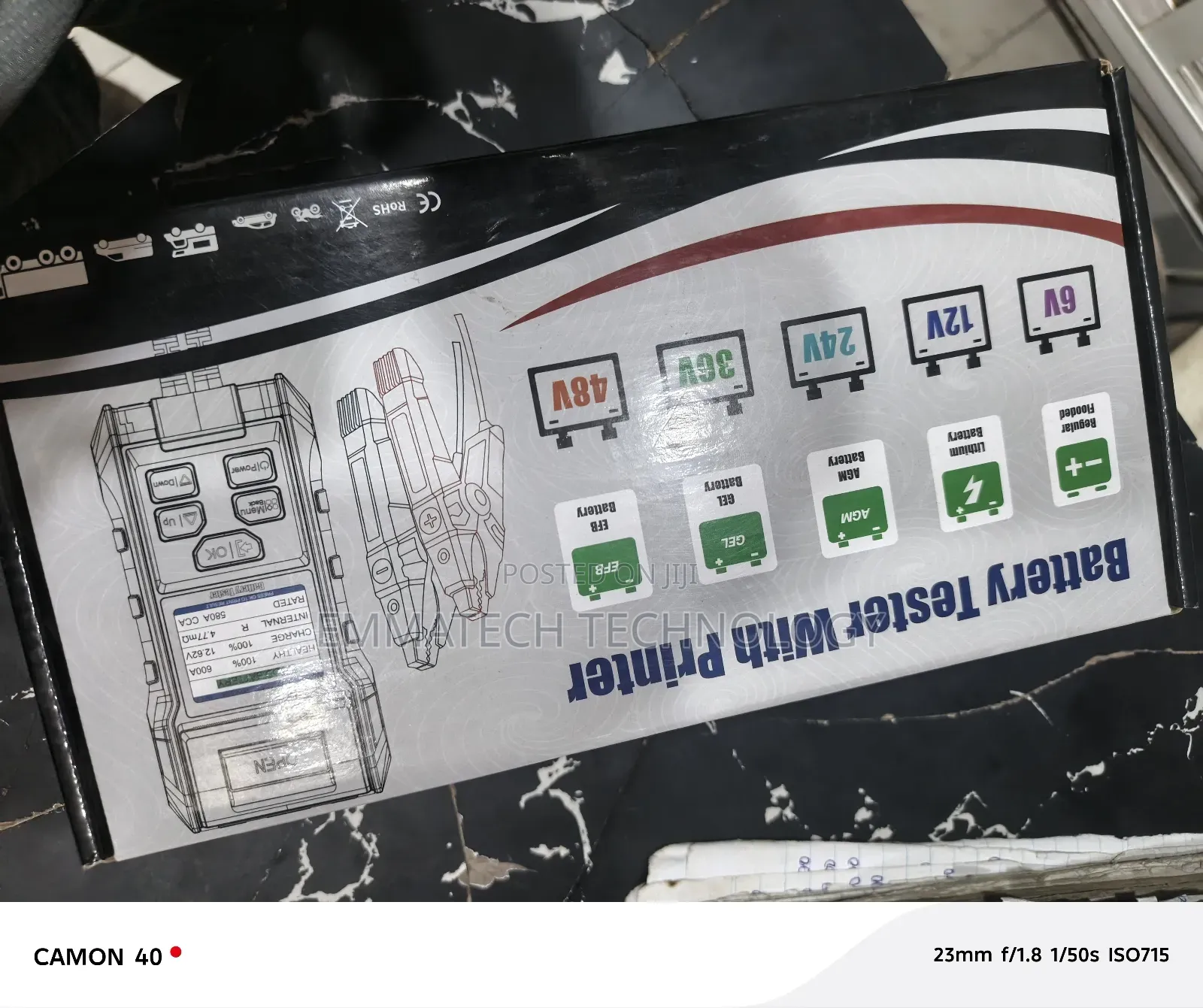 Battery Charger With Printer