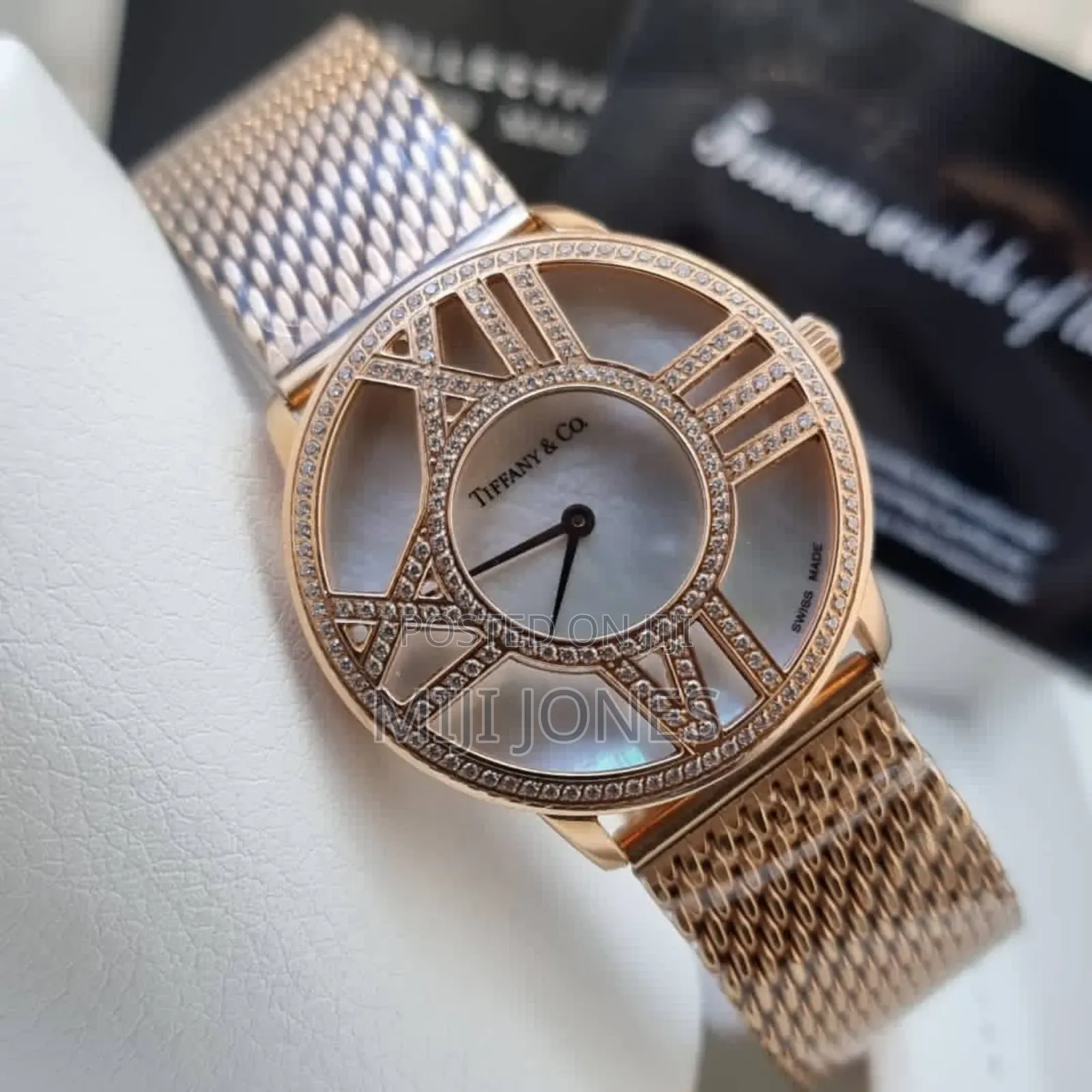 Tiffany & Co Inspired Mesh Chain Watch