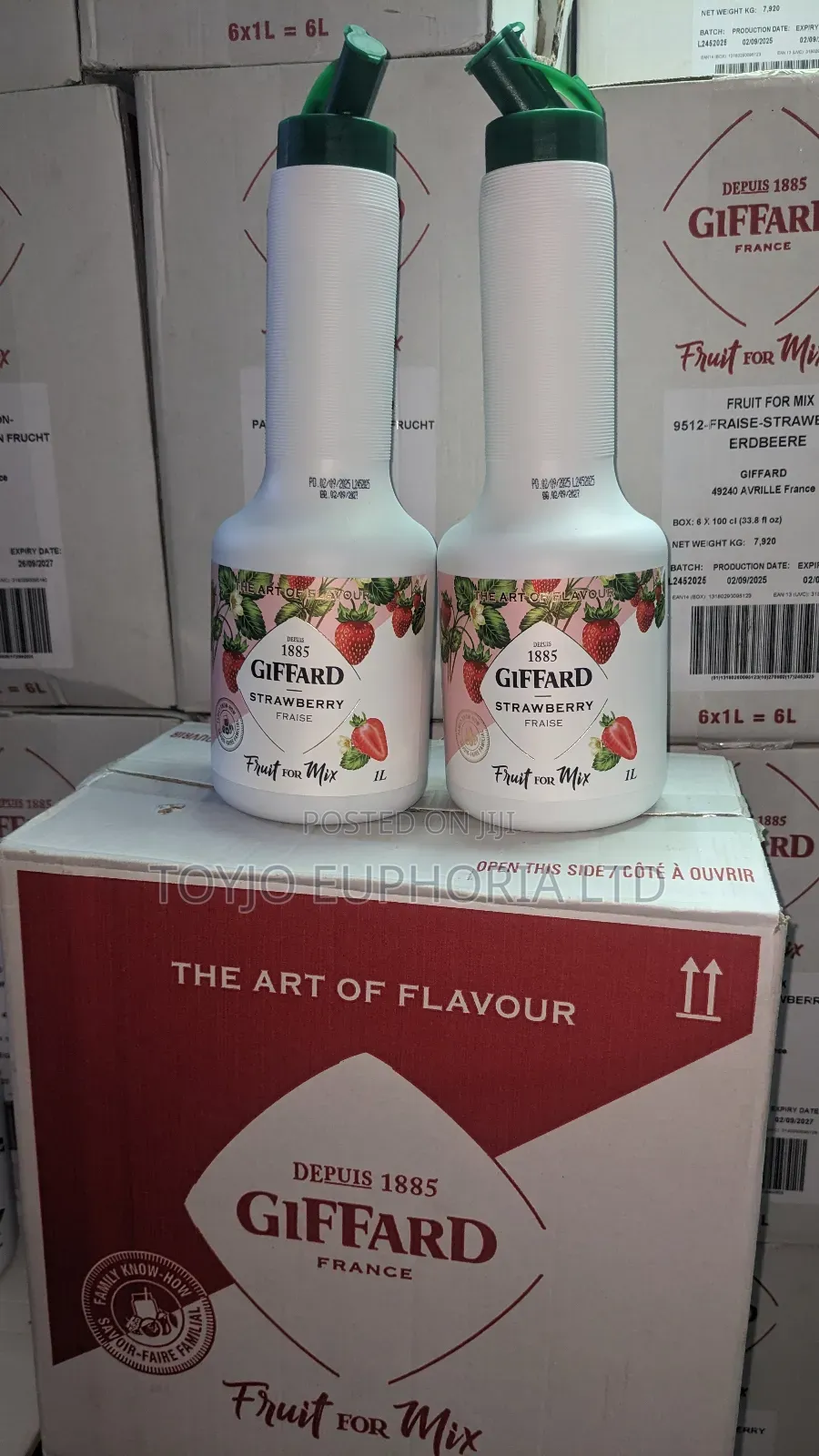Giffard Puree "Strawberry" (1 Litre)