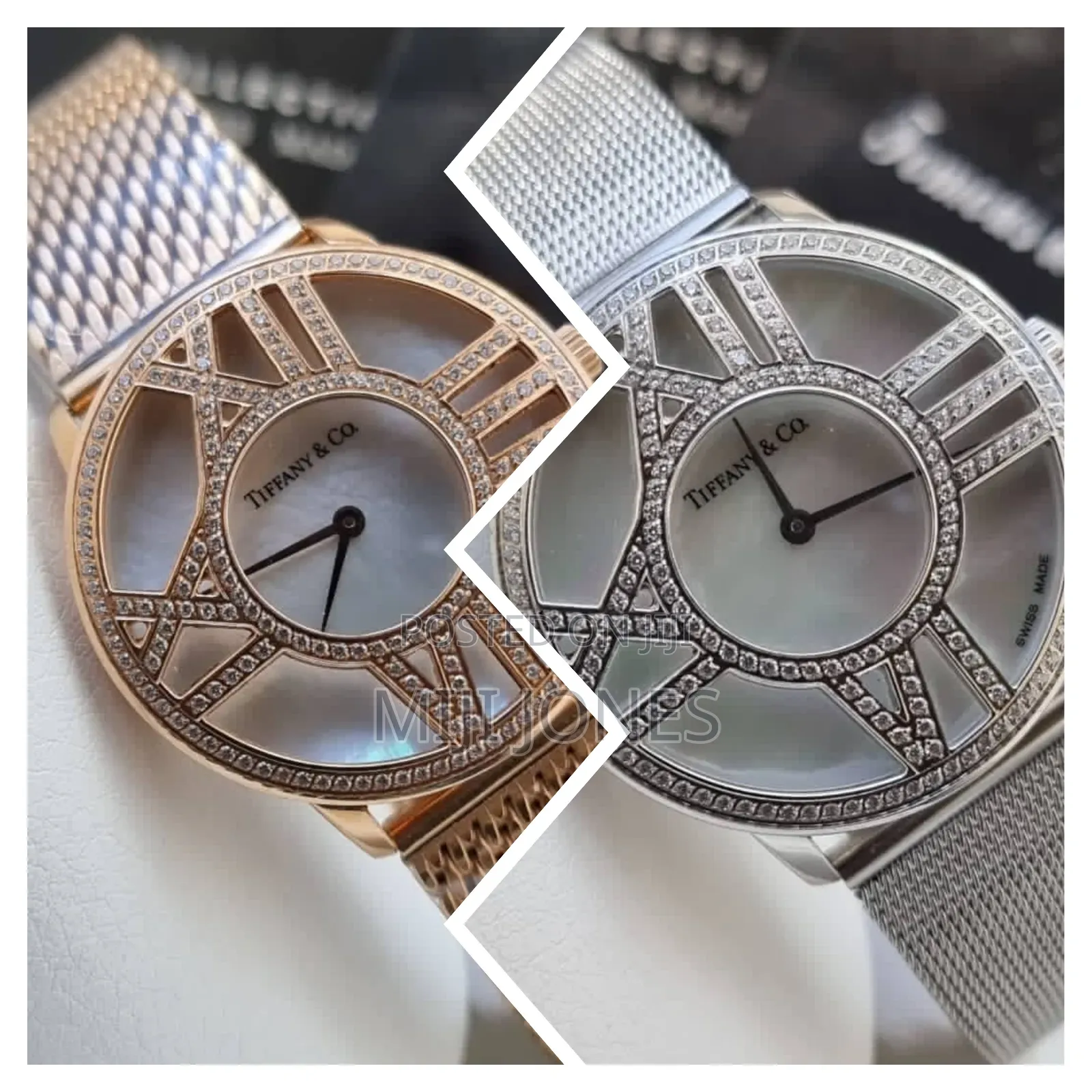 Tiffany & Co Inspired Mesh Chain Watch