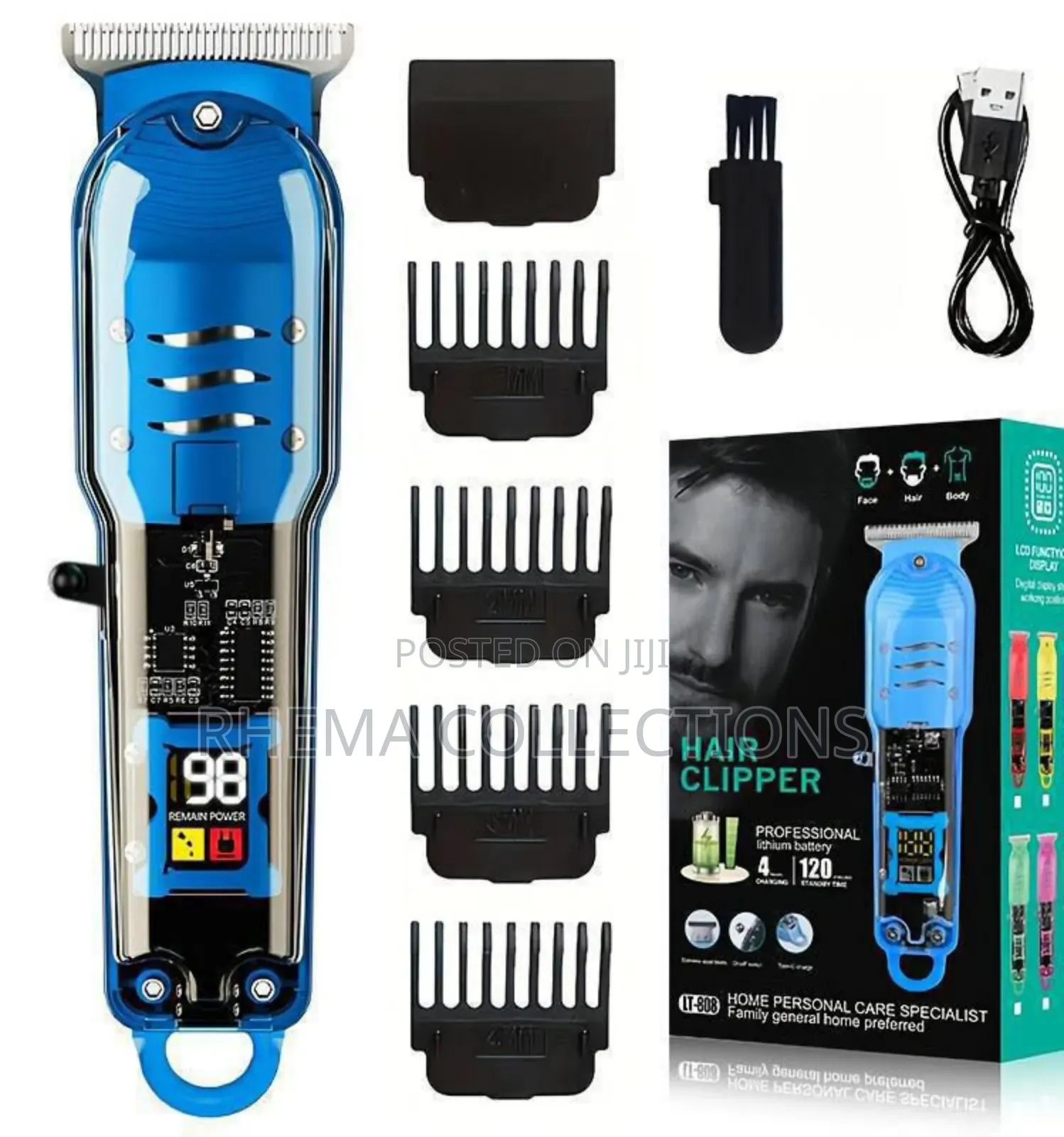 Rechargeable Digital Hair Clipper