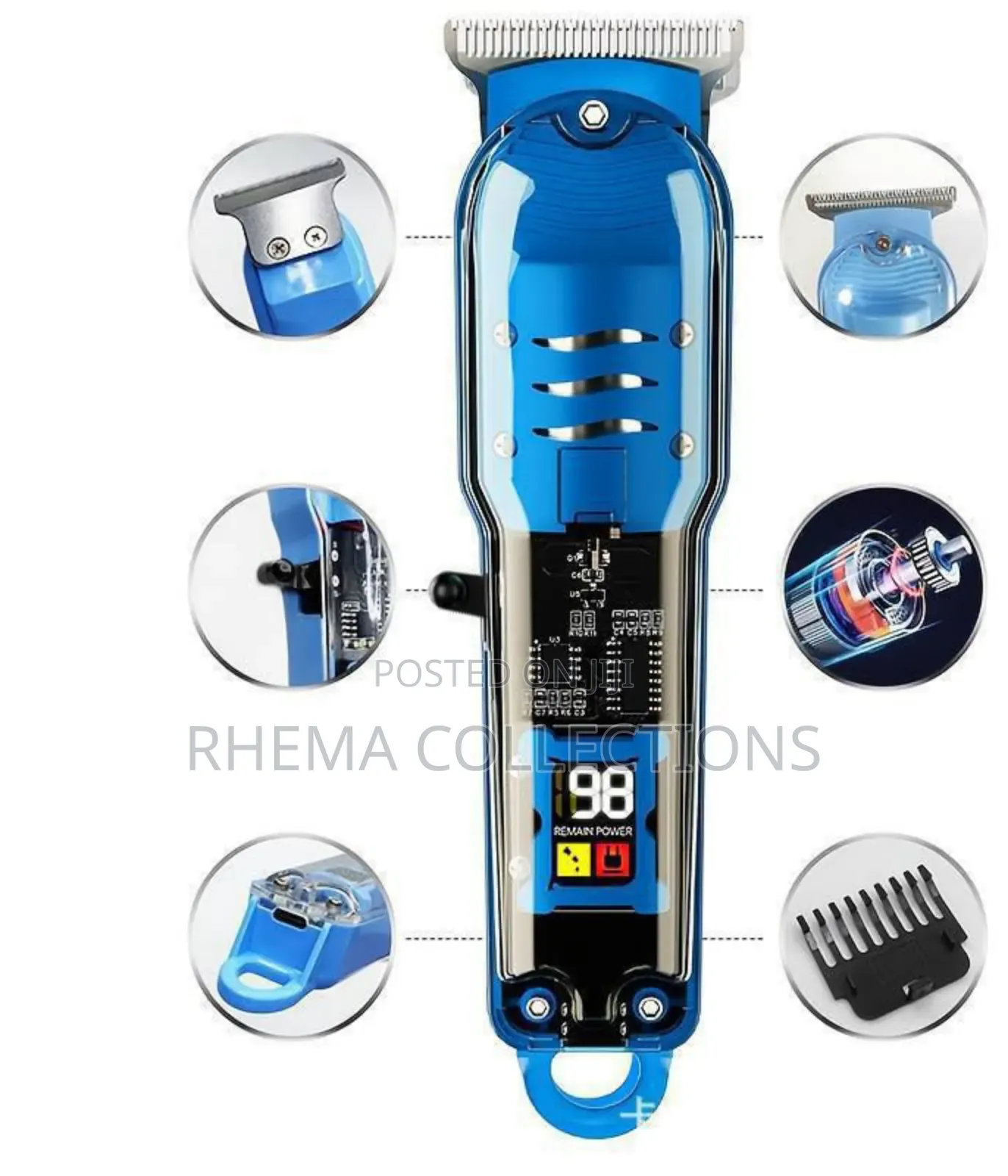 Rechargeable Digital Hair Clipper