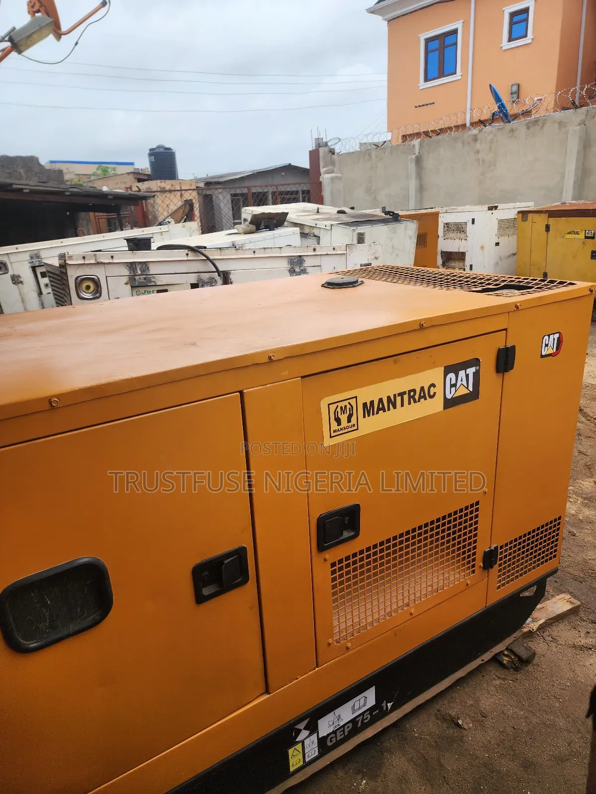 75kva Mantrac Cat Heavy Duty 1000 Series Uk Perkins Soundproof