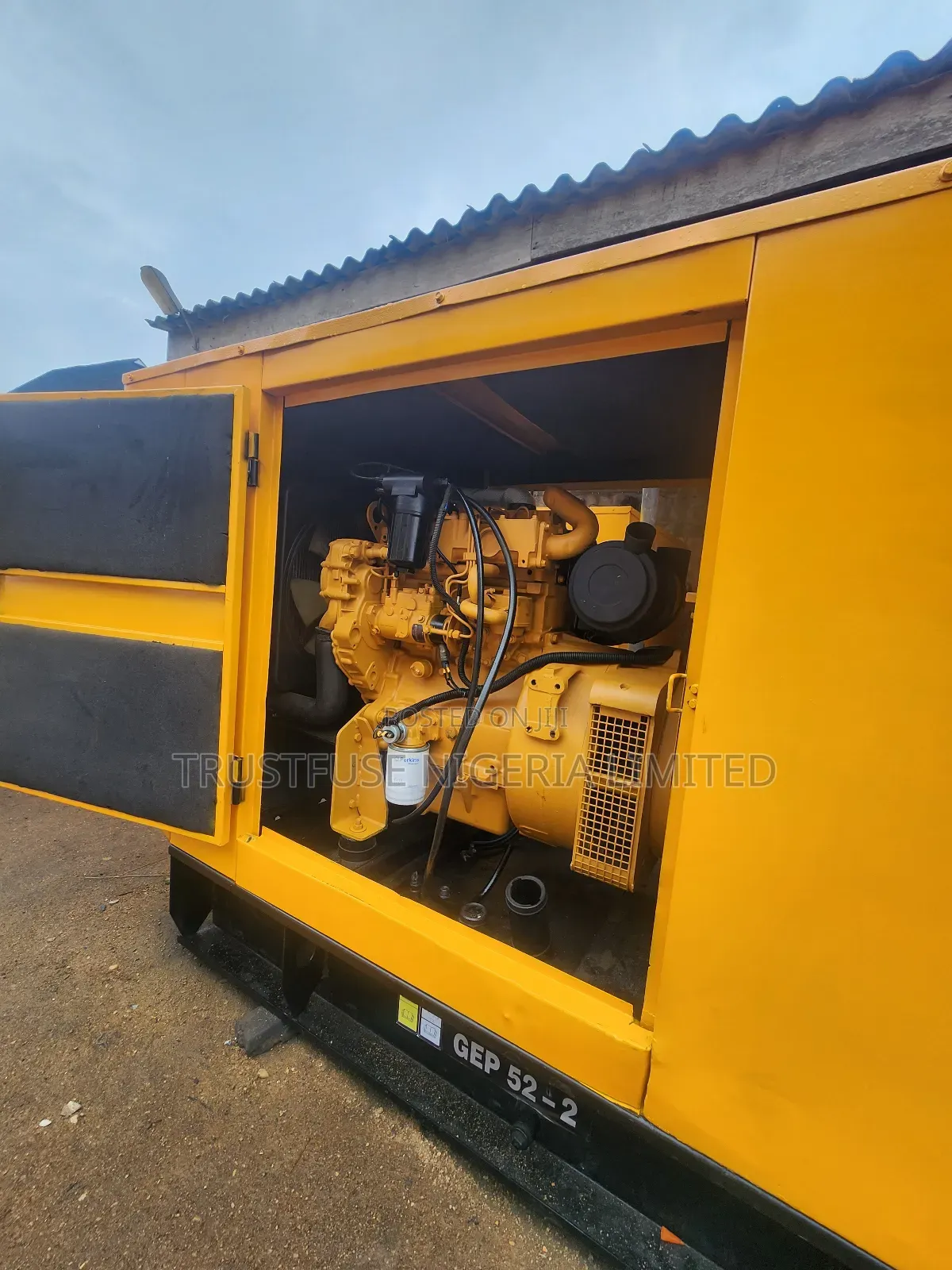 50kva Mantrac Cat Super Portable Ecoplus Uk Perkins Soundproof