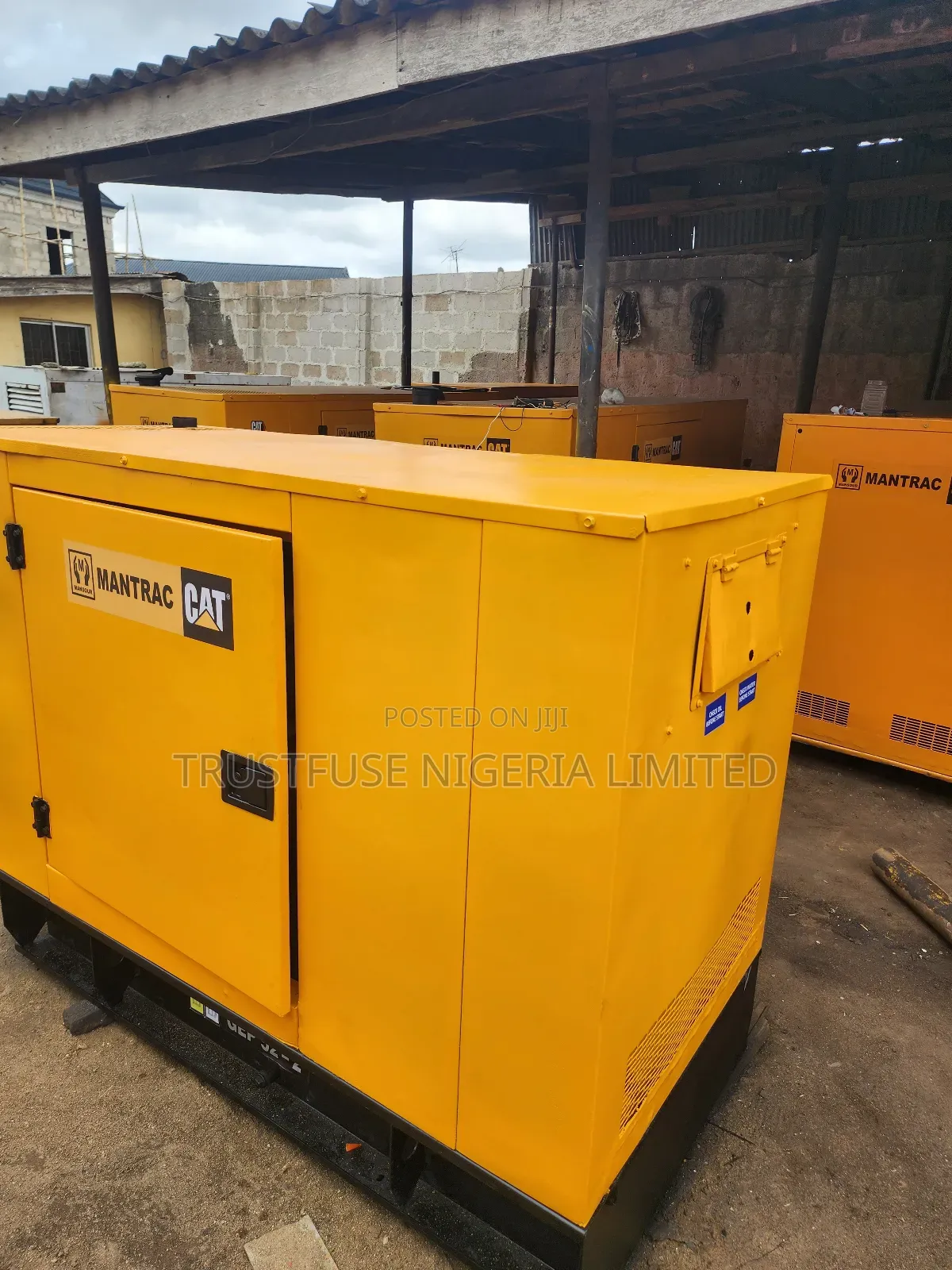 50kva Mantrac Cat Super Portable Ecoplus Uk Perkins Soundproof