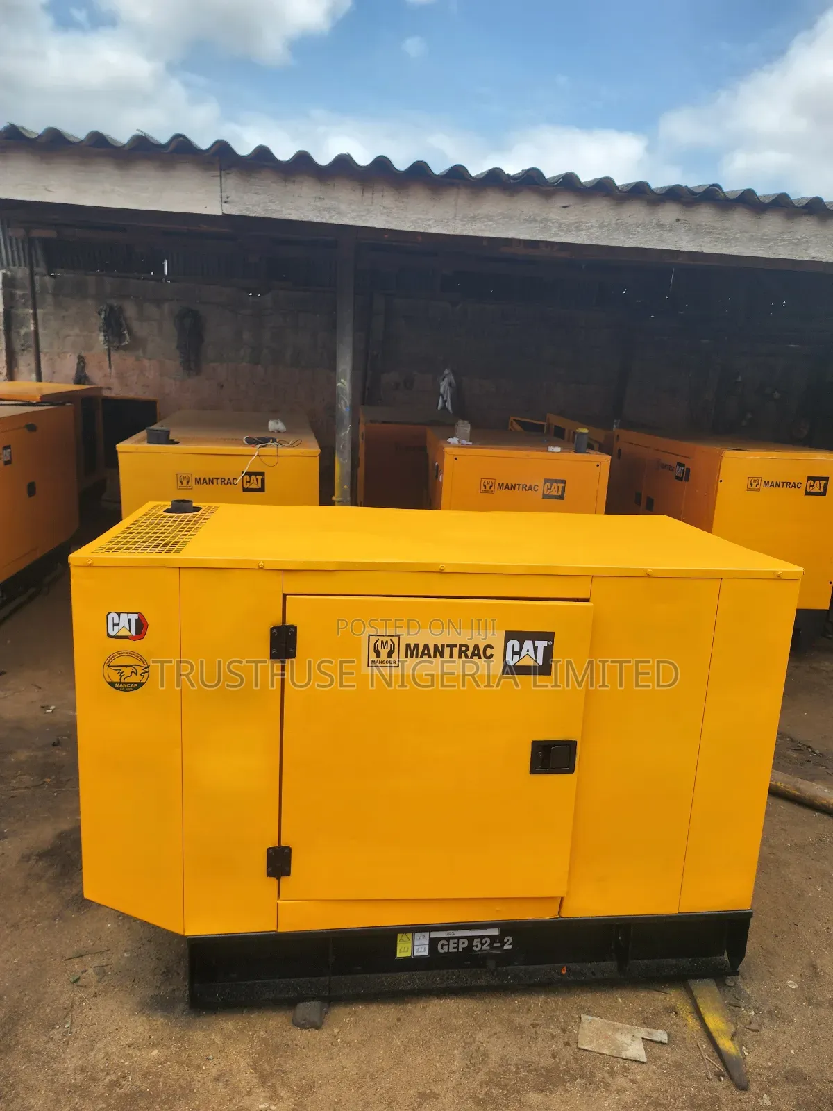 50kva Mantrac Cat Portable Ecoplus Uk Perkins Soundproof Generator.