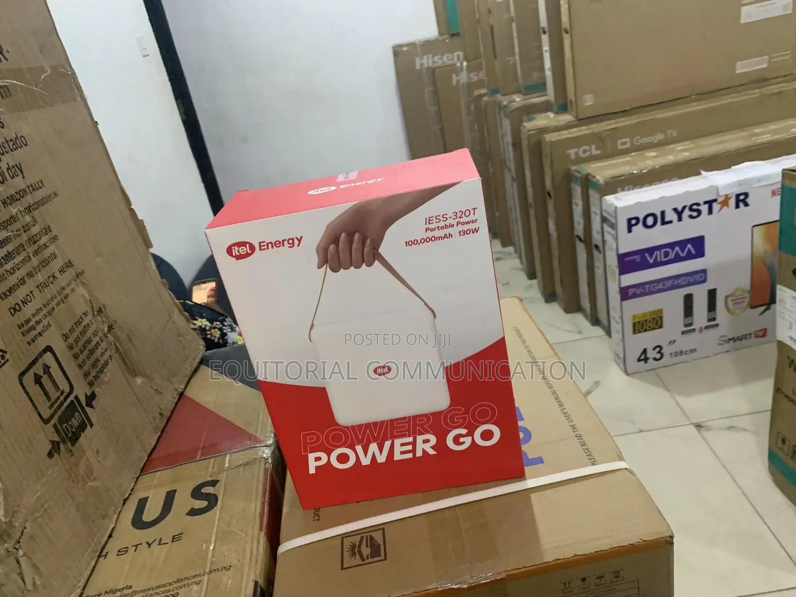 Itel Energy Iess-320t Portable Charging Battery Power Station
