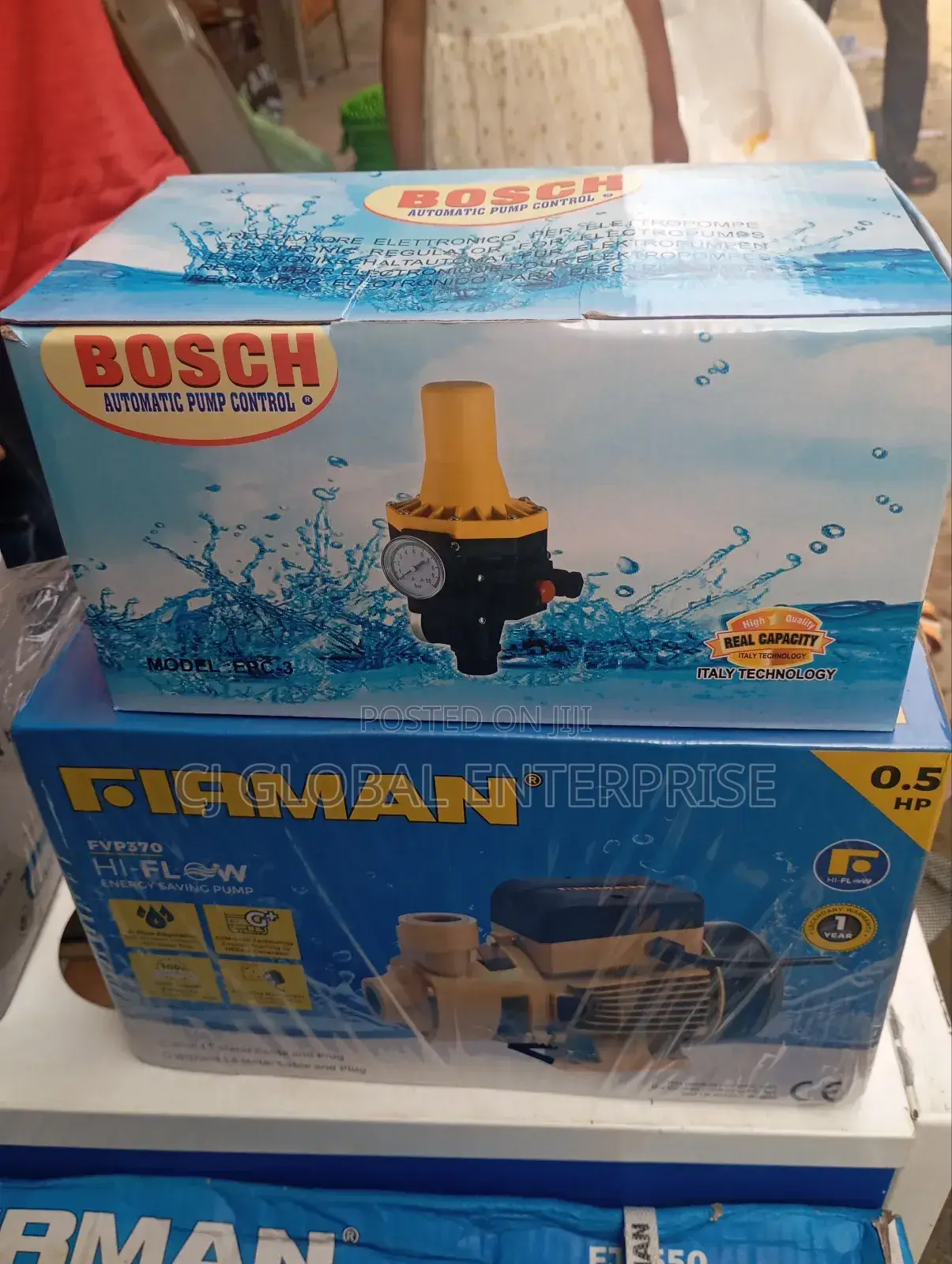 0.5hp Firman Surface Water Pump and Automatic Control Bosch