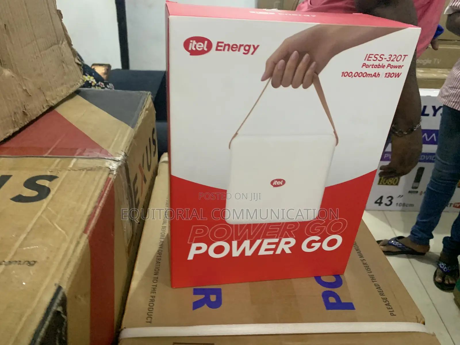 Itel Energy Iess-320t Compact Portable Battery Power Station
