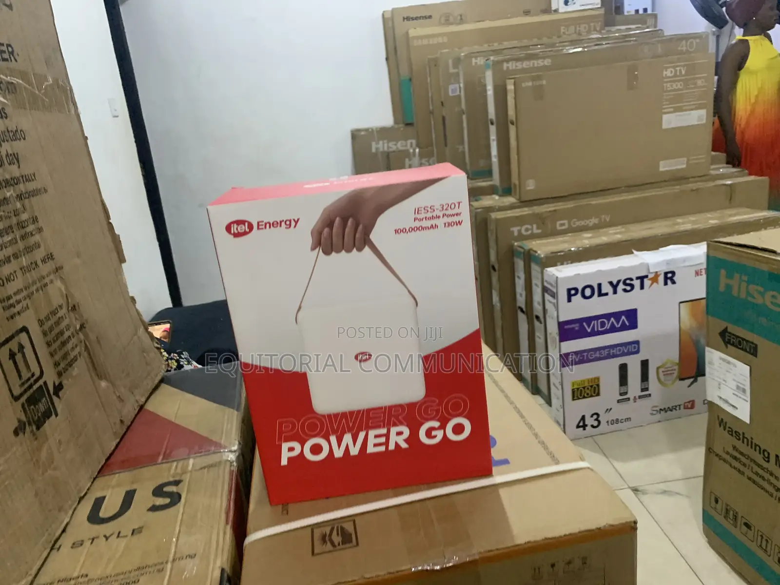 Itel Energy Iess-320t Compact Portable Battery Power Station
