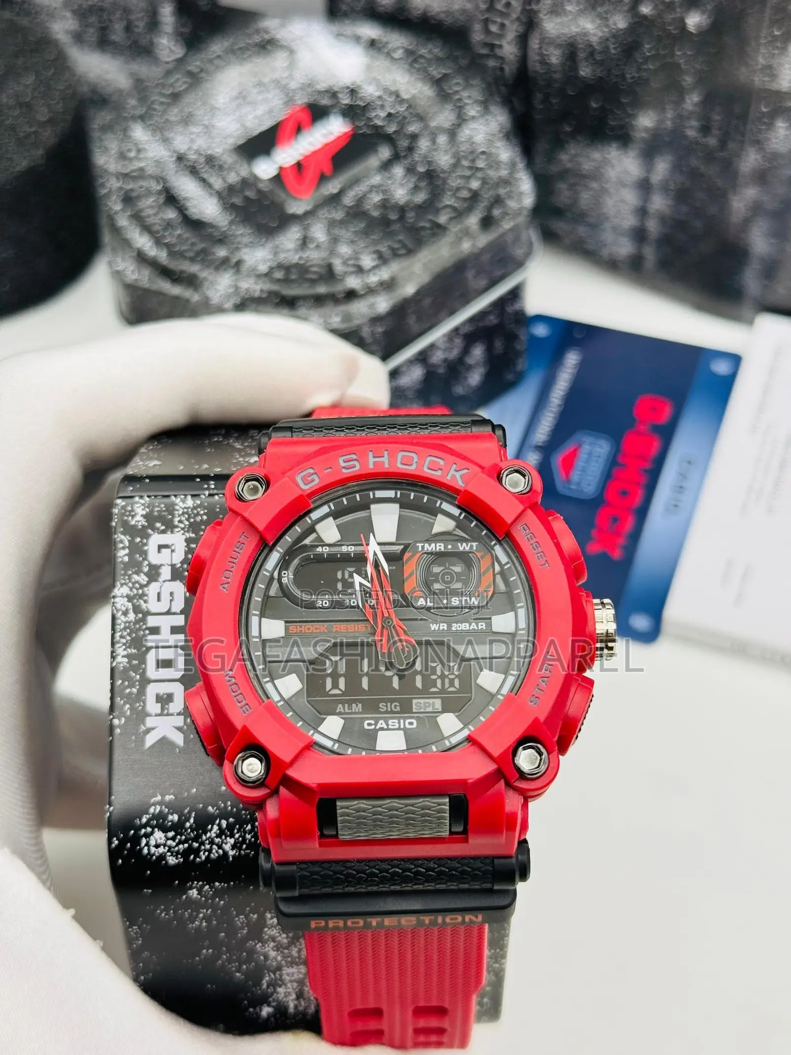 Ga-900 Casio G-Shock Rubber Strap Wristwatch