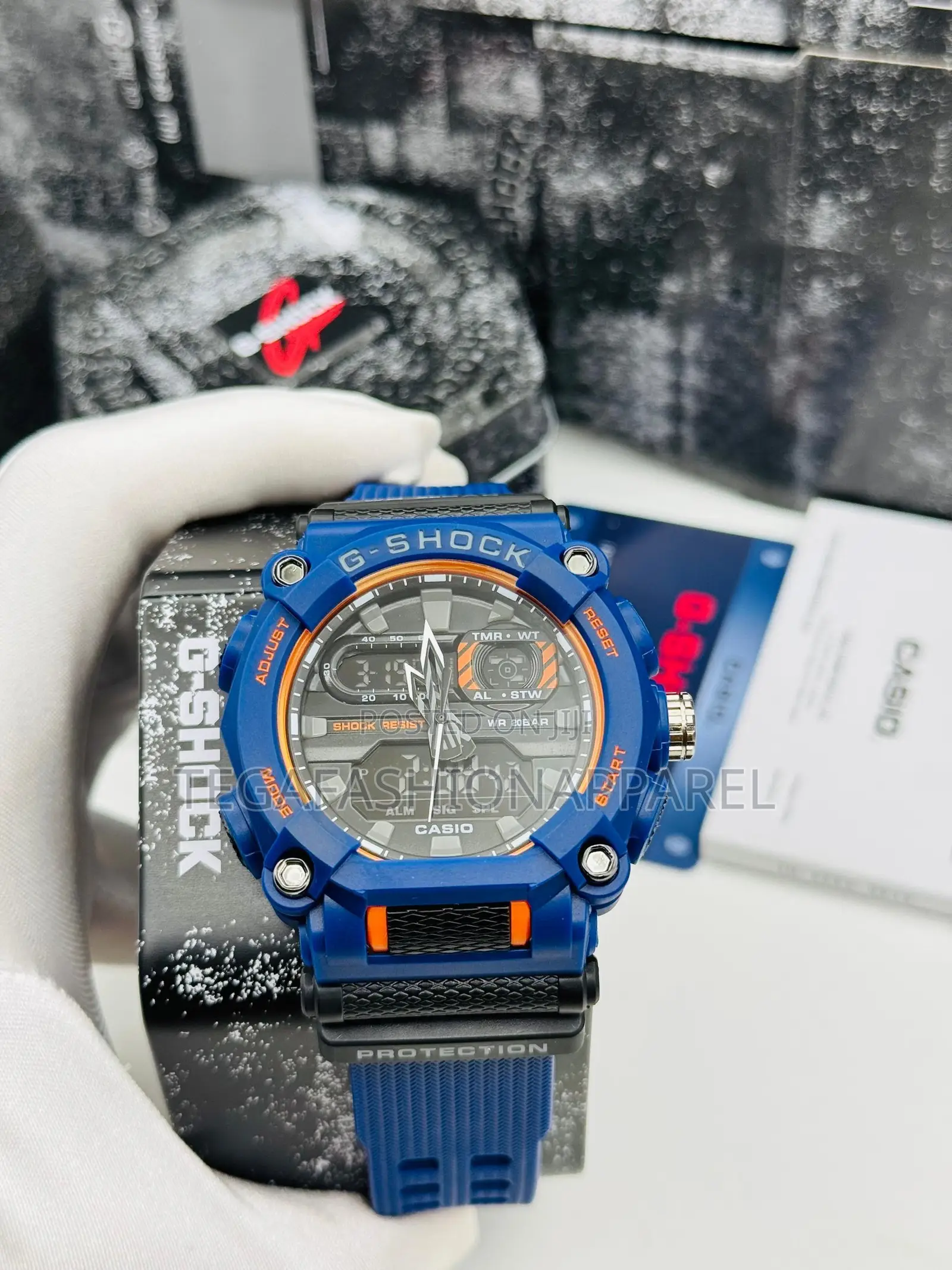 Ga-900 Casio G-Shock Rubber Strap Wristwatch