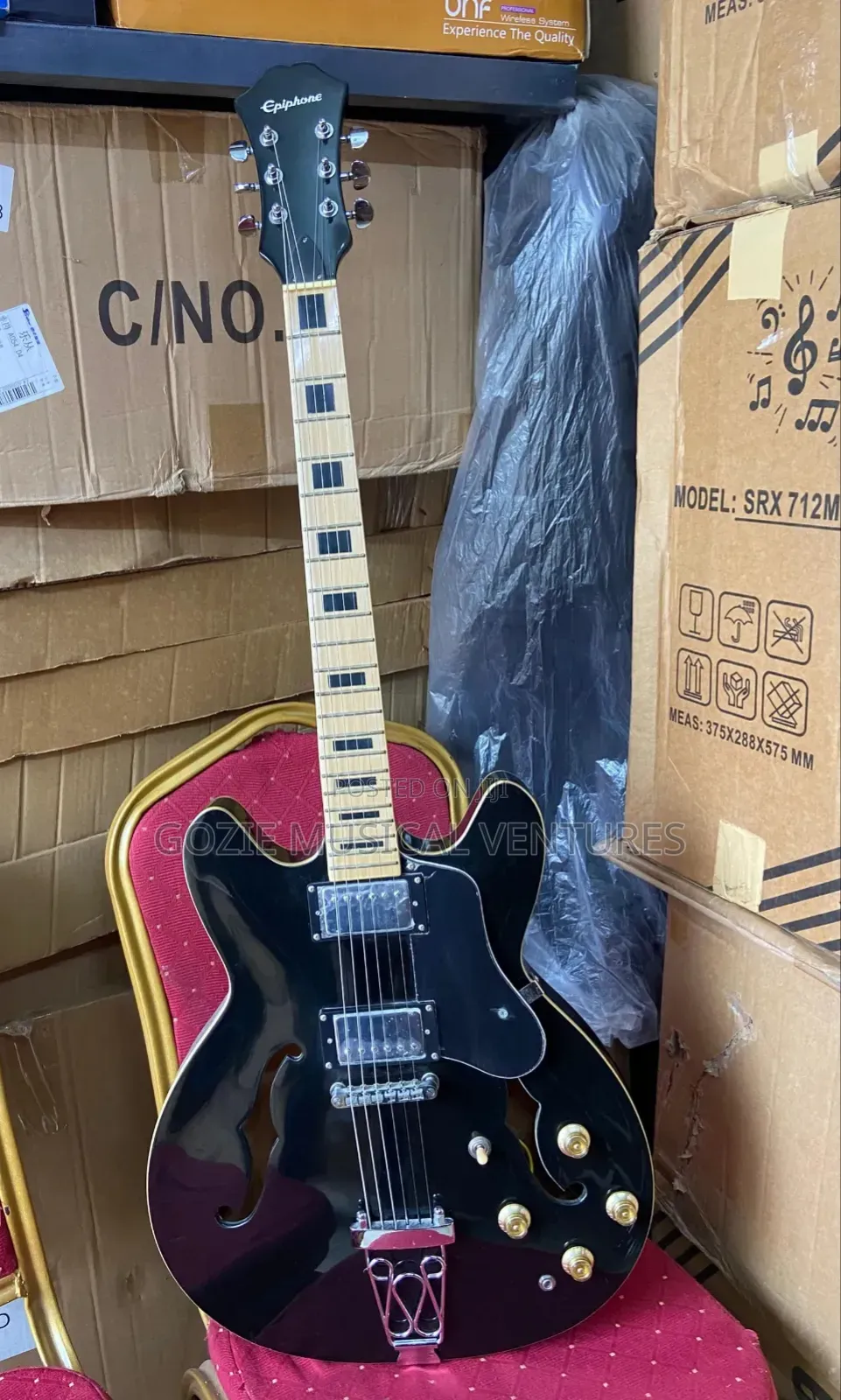 Epiphone Electric Guitar Lead Guitar Black Colour and Any You Need
