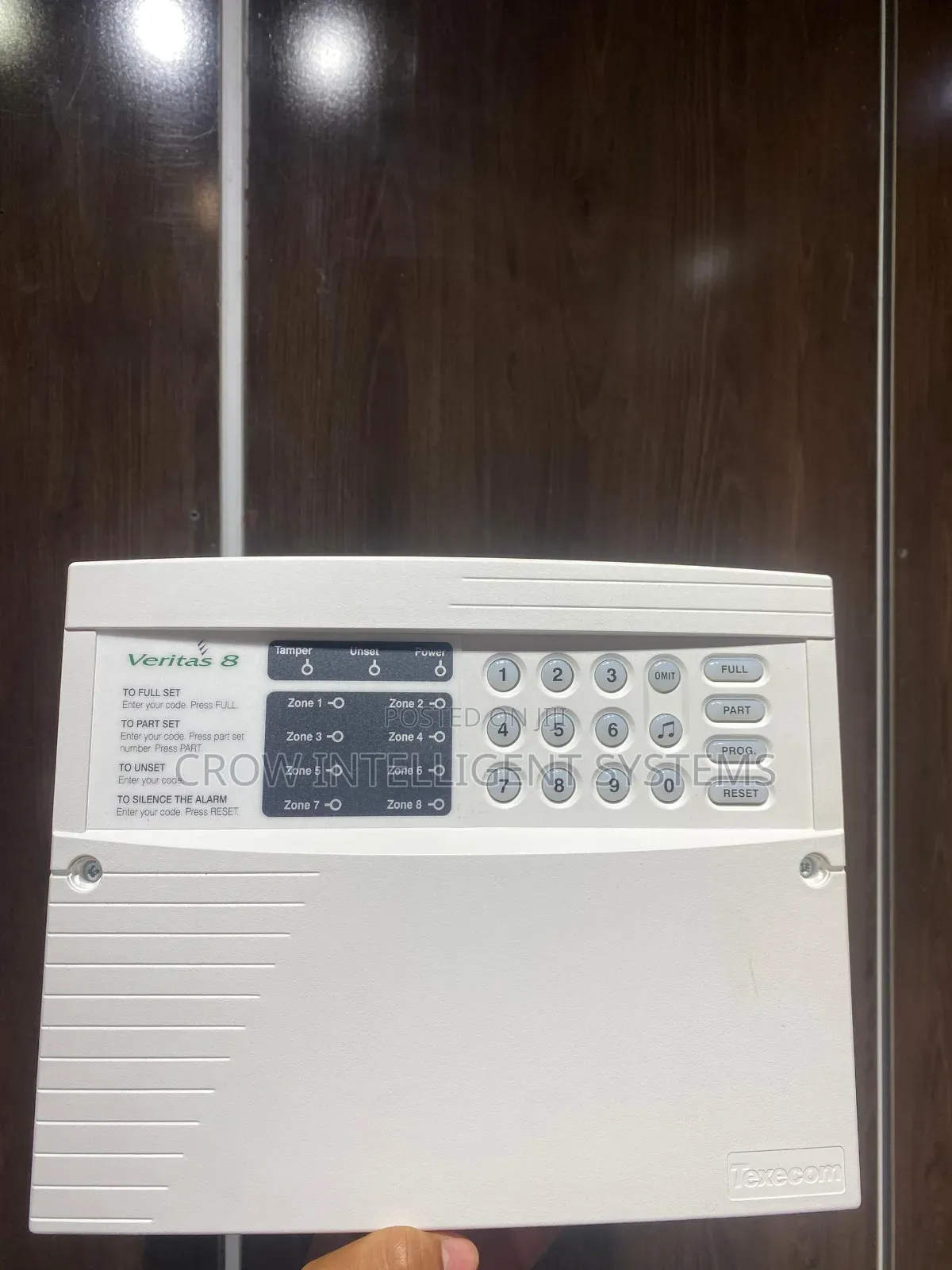 Texecom Alarm Panel