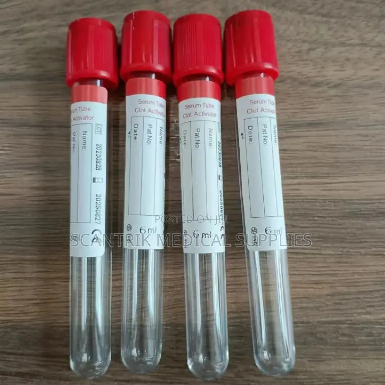 Additive-Free Non-Vacuum Blood Sample Tube