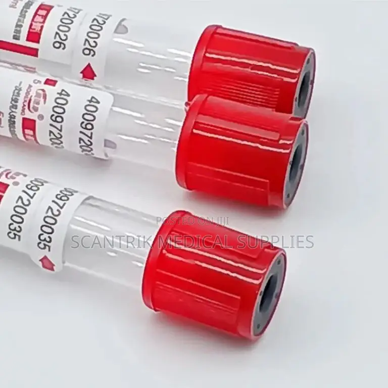 Transparent Non-Vacuum Blood Collection Tube