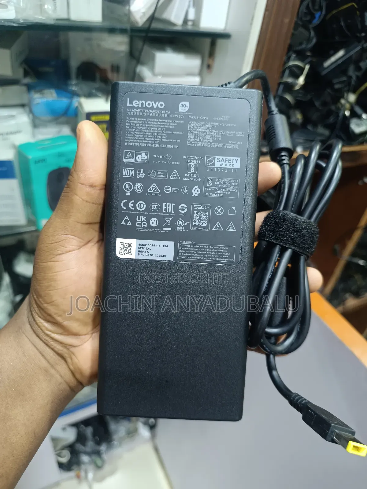 Lenovo Laptop Charger 400w 20.0v - 20.0a Follow Come