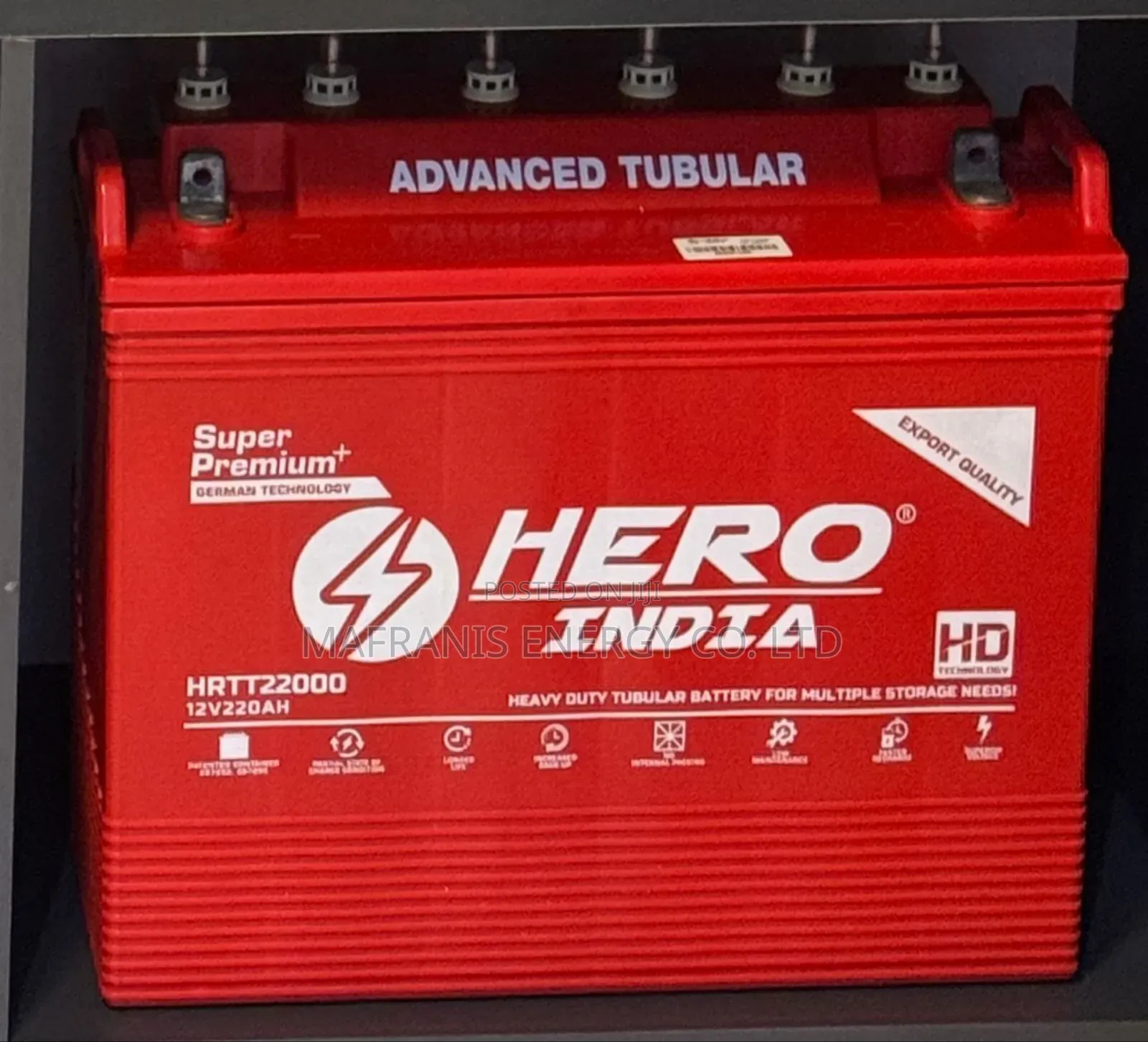 Hero India 220a Solar Tubular Batteries