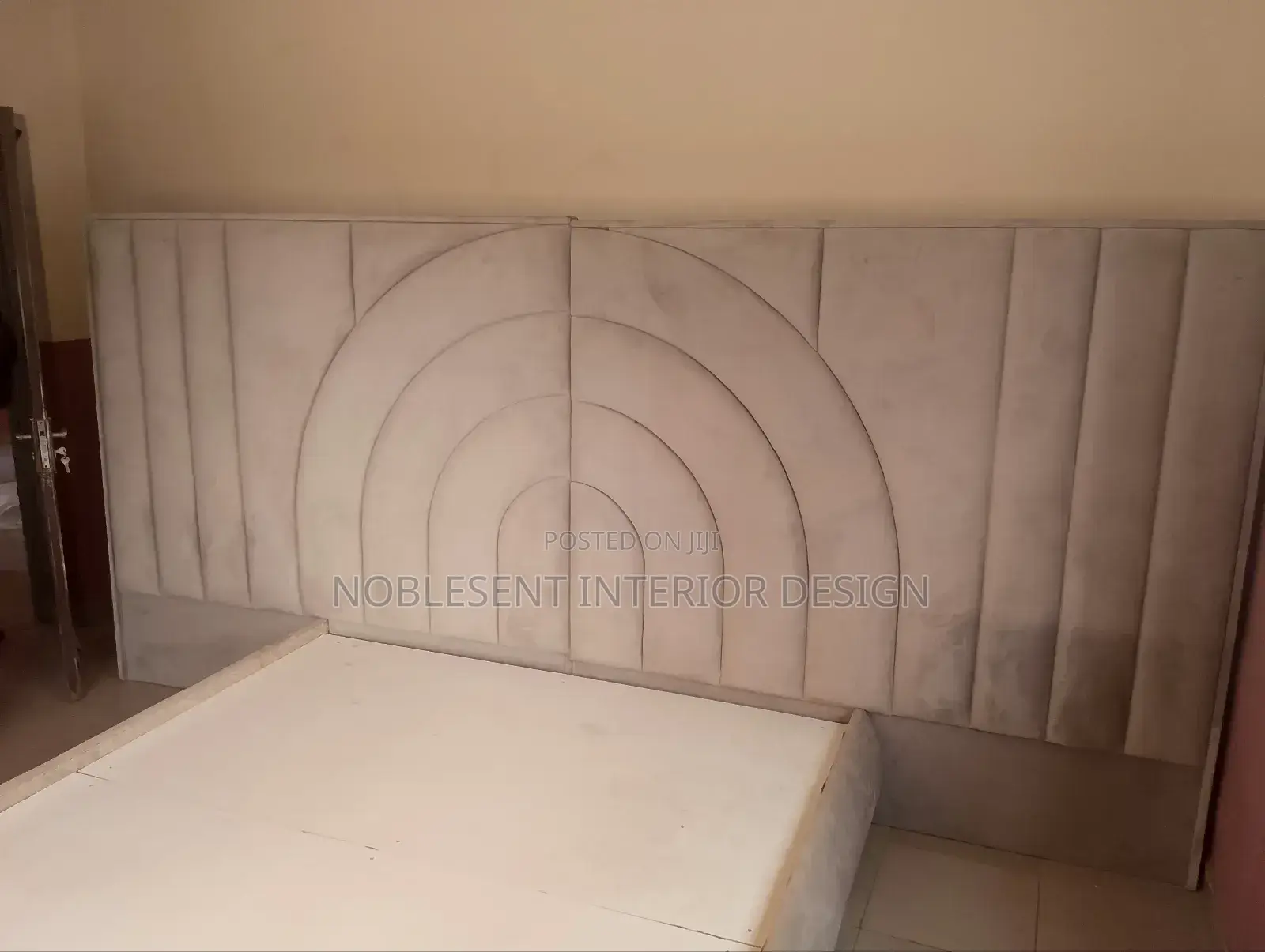 Noble Interiors Design=Red Wood Bedframe