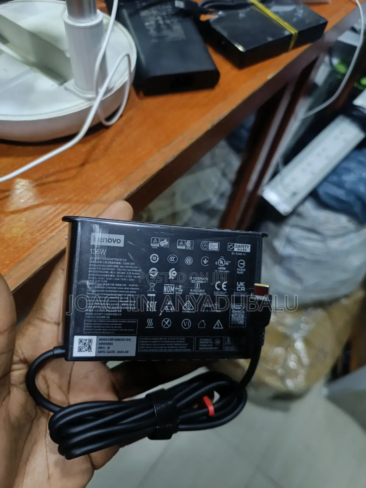 Lenovo Laptop Charger 135w Watts 20v-6.75a Follow Come Charger