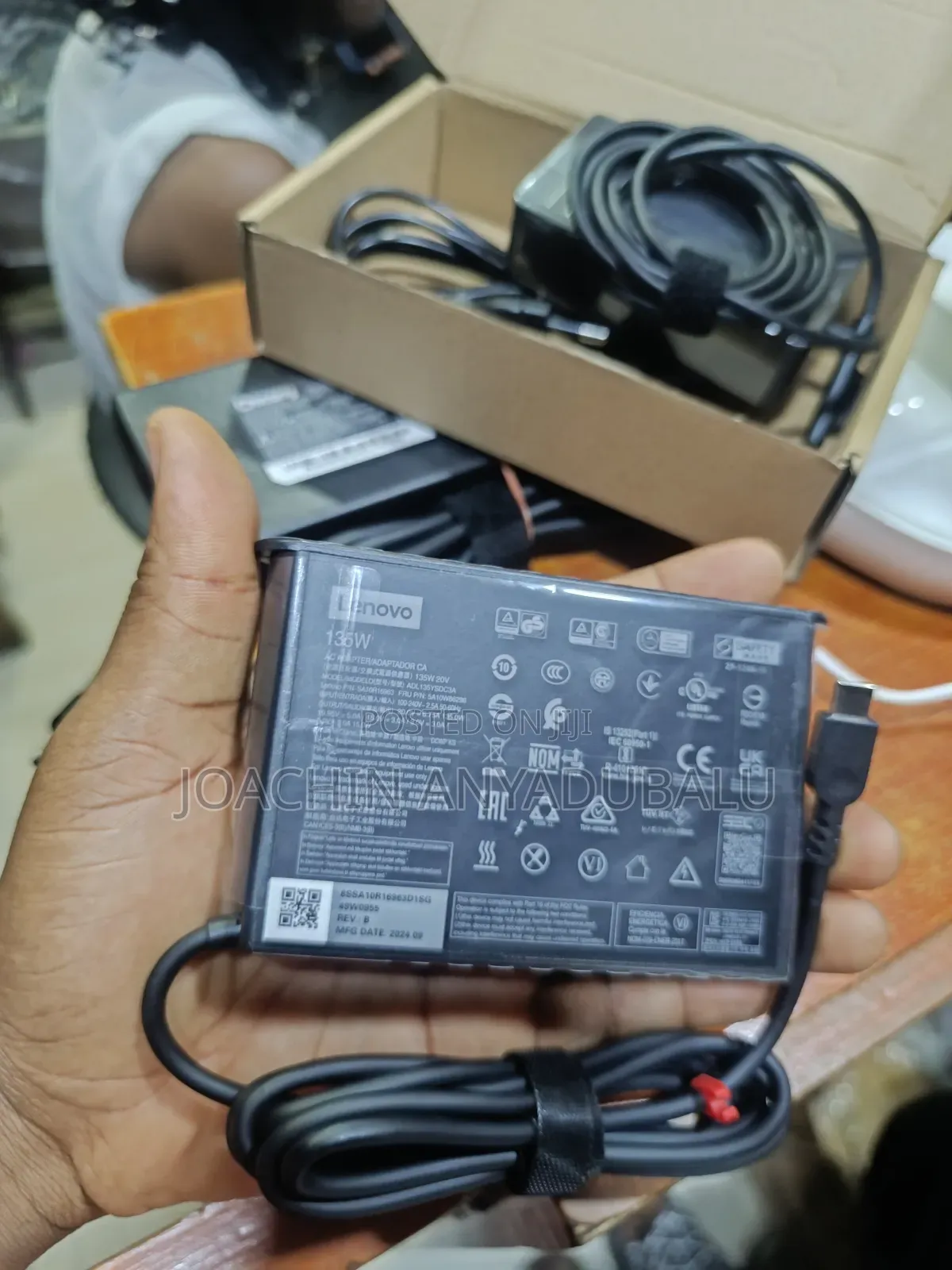 Lenovo Laptop Charger 135w Watts 20v-6.75a Follow Come Charger