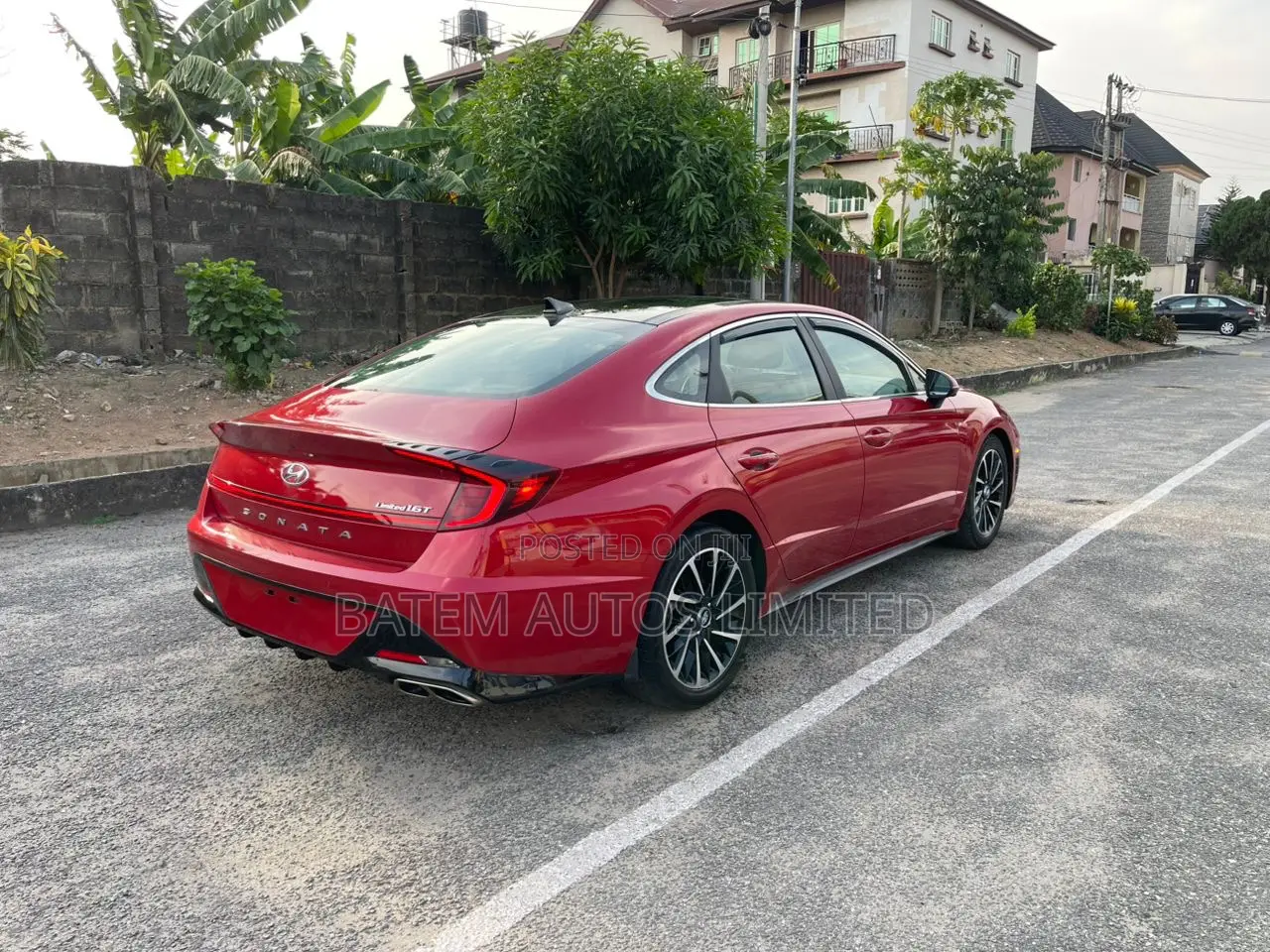Hyundai Sonata Limited 2021 Red
