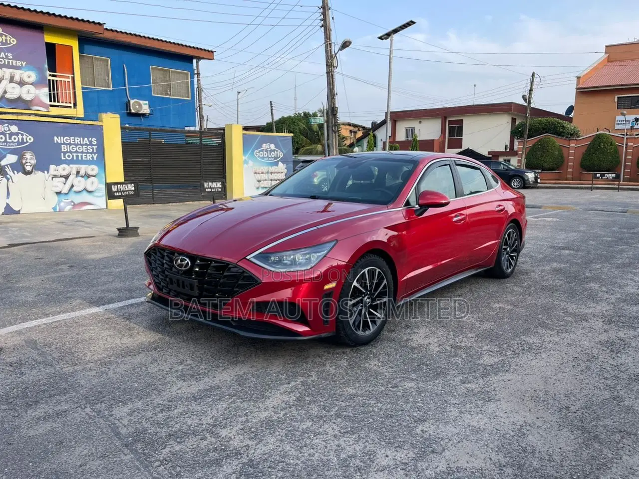 Hyundai Sonata Limited 2021 Red