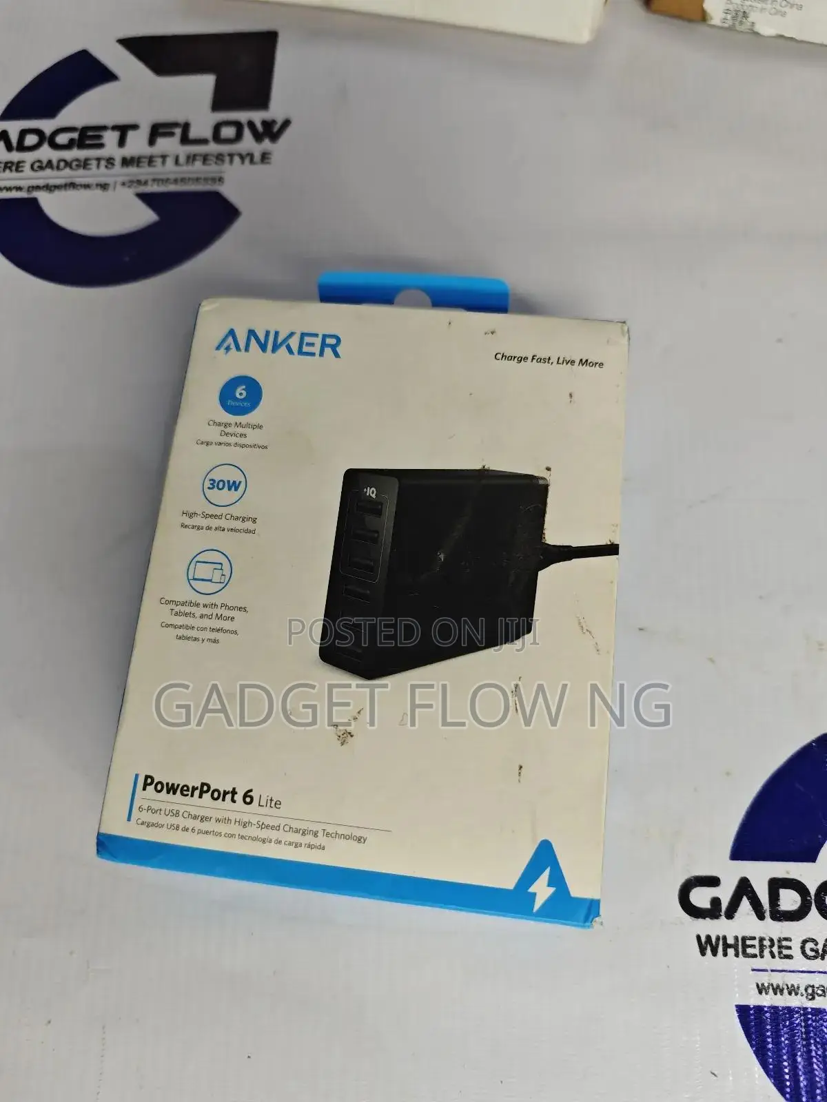 Anker Powerport 6 Usb Charger (Brand New)