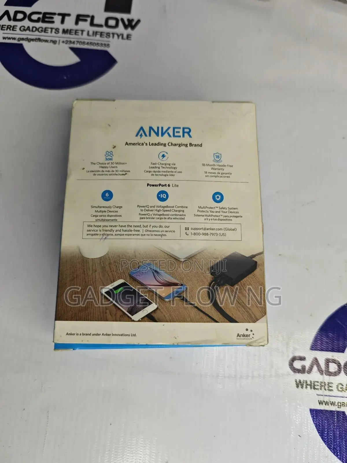 Anker Powerport 6 Usb Charger (Brand New)
