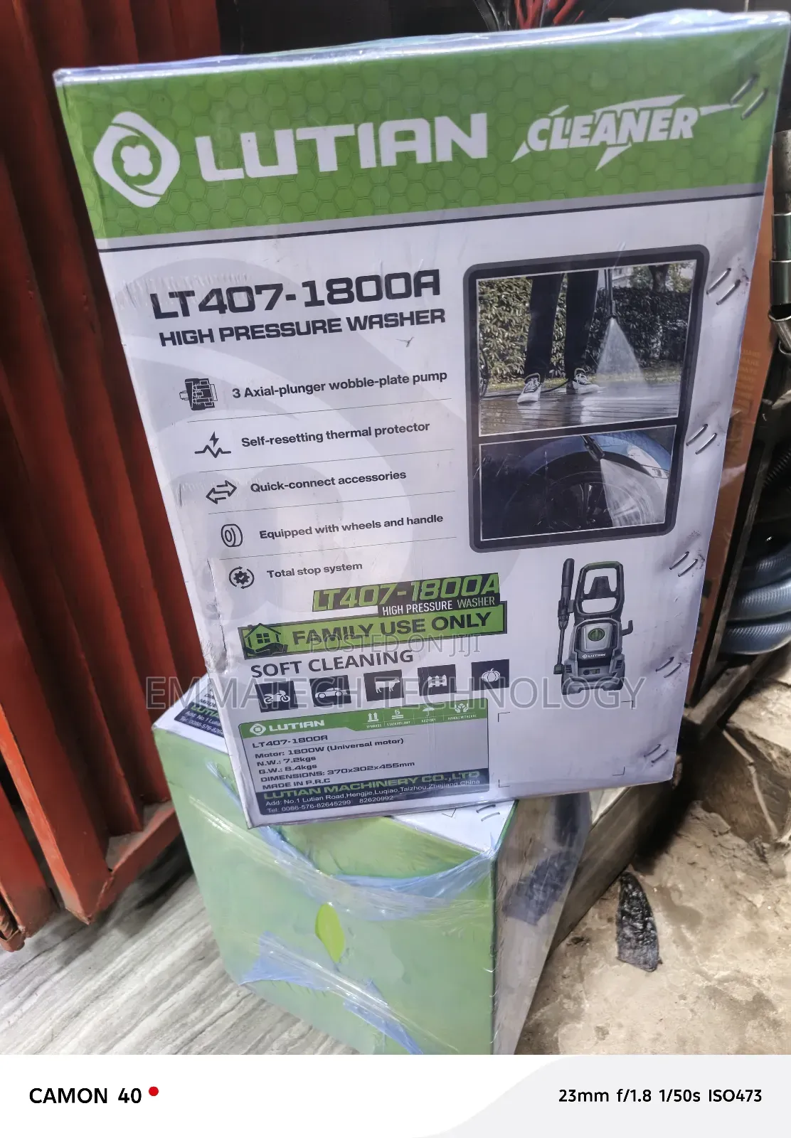 1800 W Electric High Pressure Washer