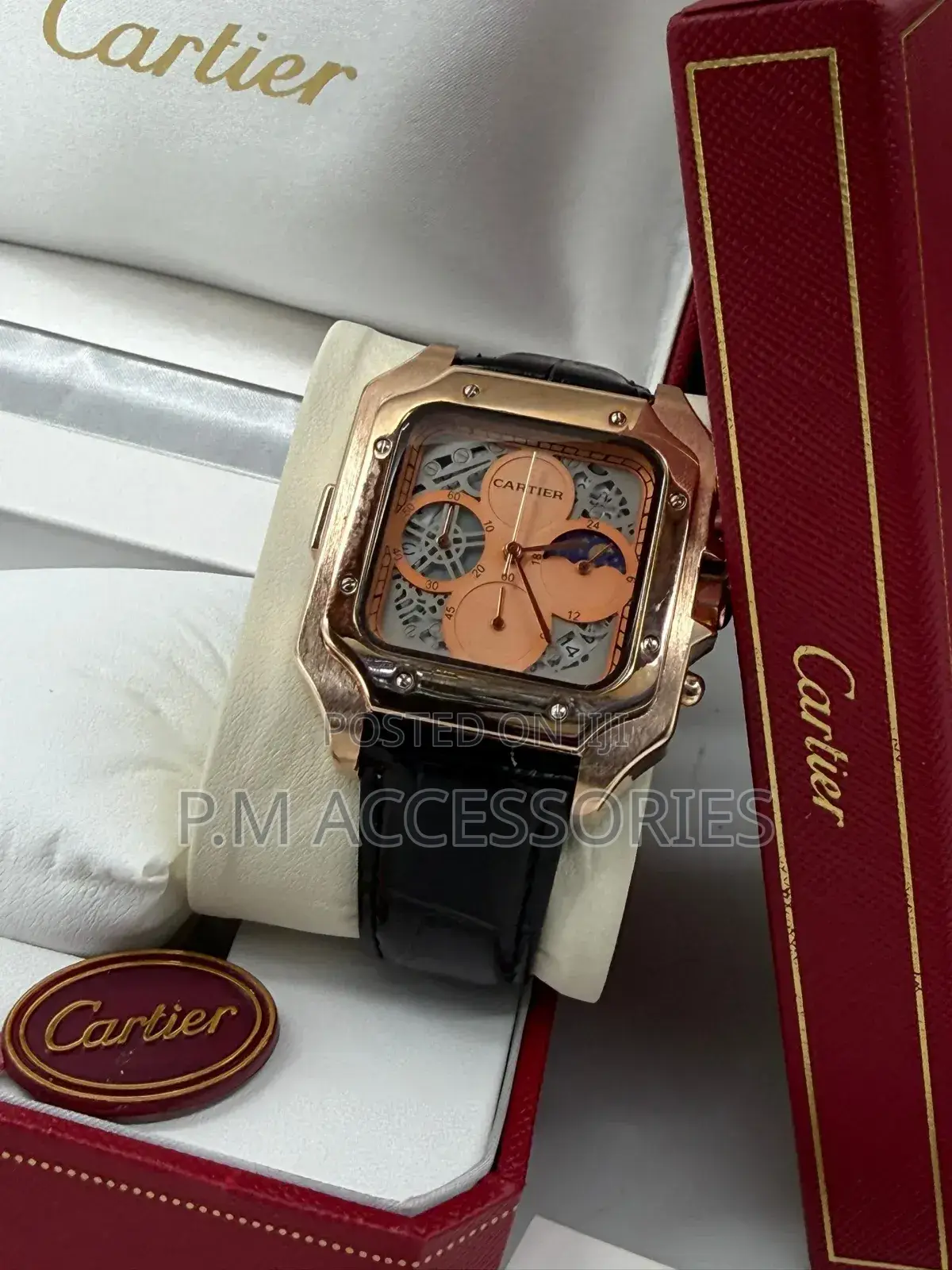 Cartier Leather Watch
