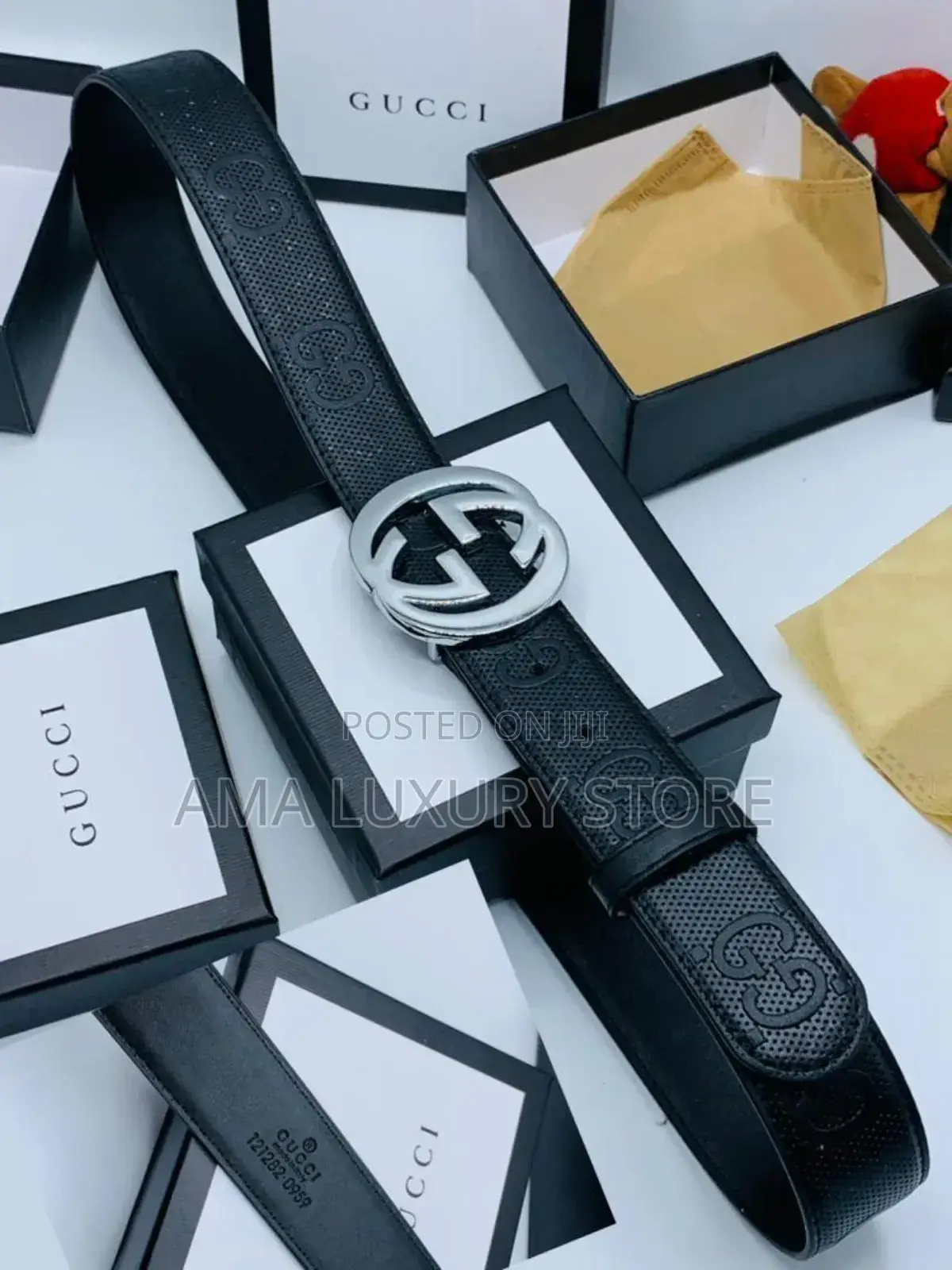 Gucci Genuine Leather Luxury Men's Designer Belts