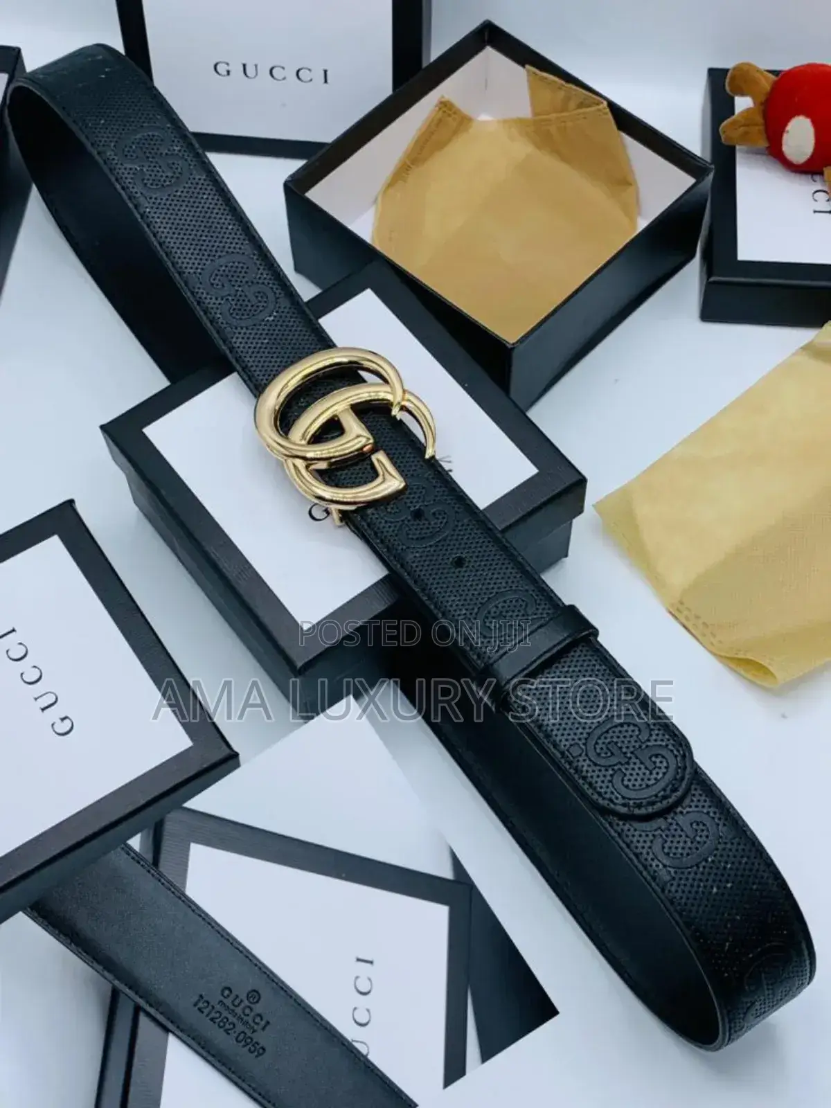 Gucci Genuine Leather Luxury Men's Designer Belts