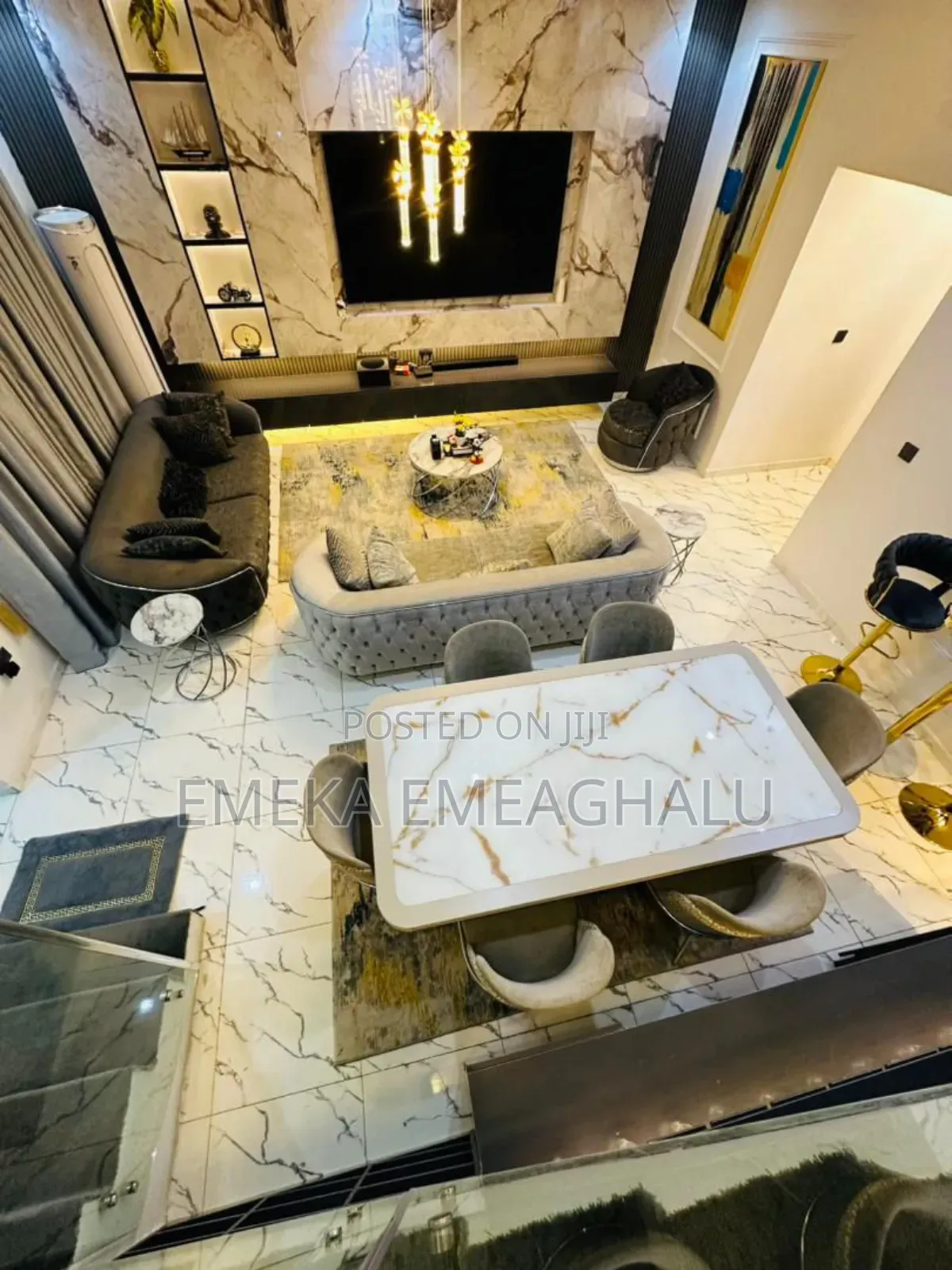 Furnished 3bdrm Duplex in Karsana Gwarimpa, Life Camp for rent