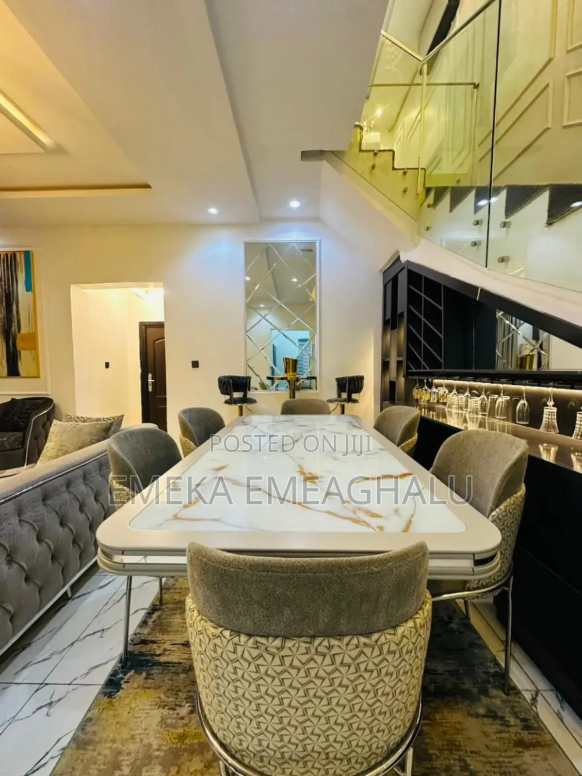 Furnished 3bdrm Duplex in Karsana Gwarimpa, Life Camp for rent