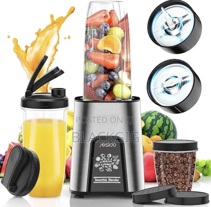 Electric Blender Smoothie Blender 2 In1 Dry Food Processor