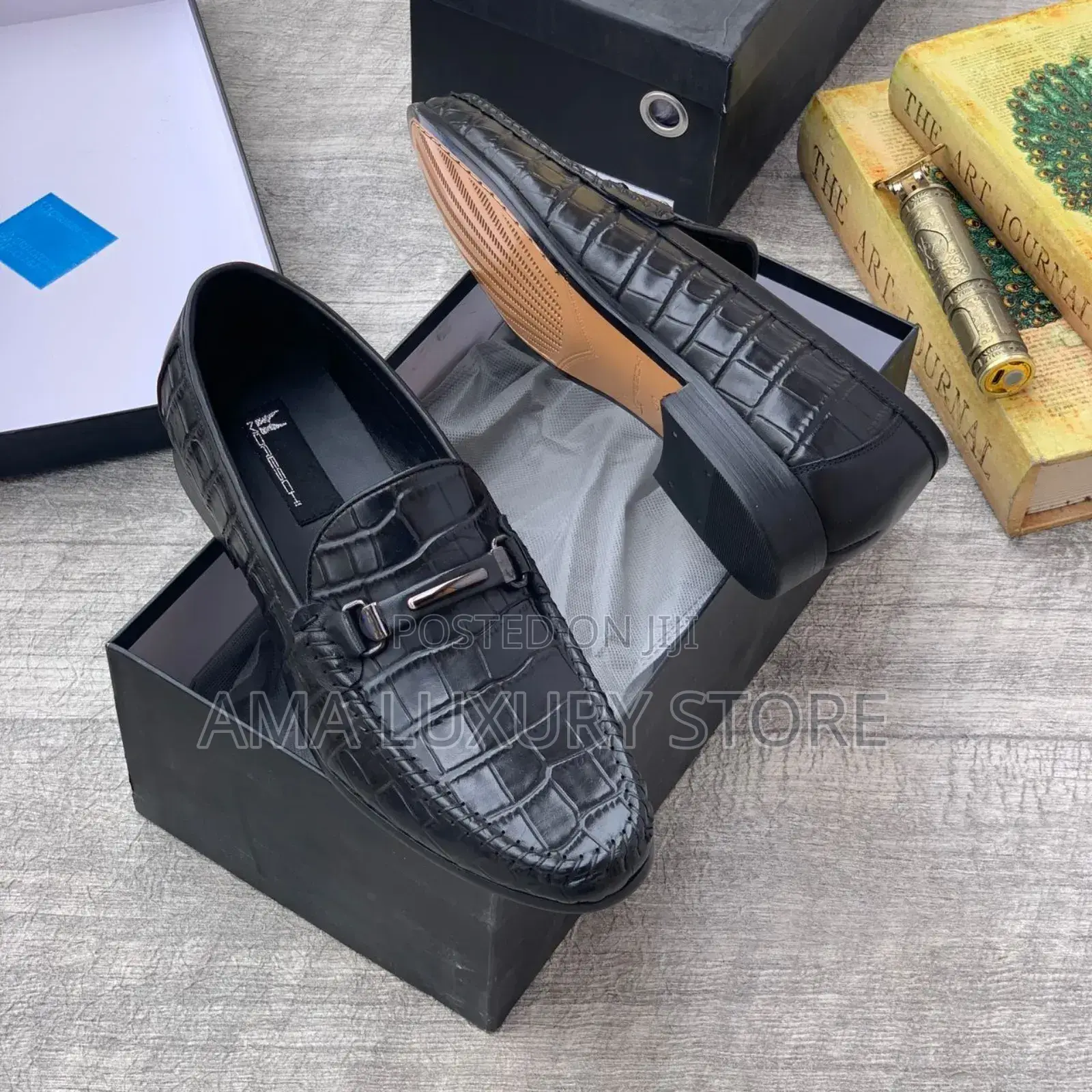 Moreschi Luxury Designer Men's Leather Loafers Shoes