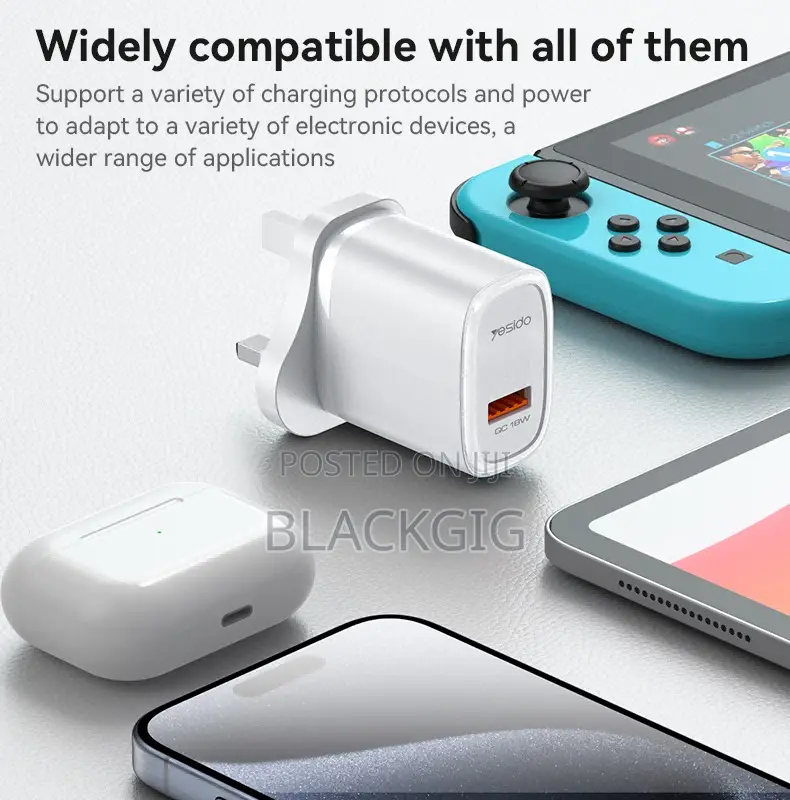 Super Fast Charger Typec Android Samsung Charger, iPhone + Usb Typec C