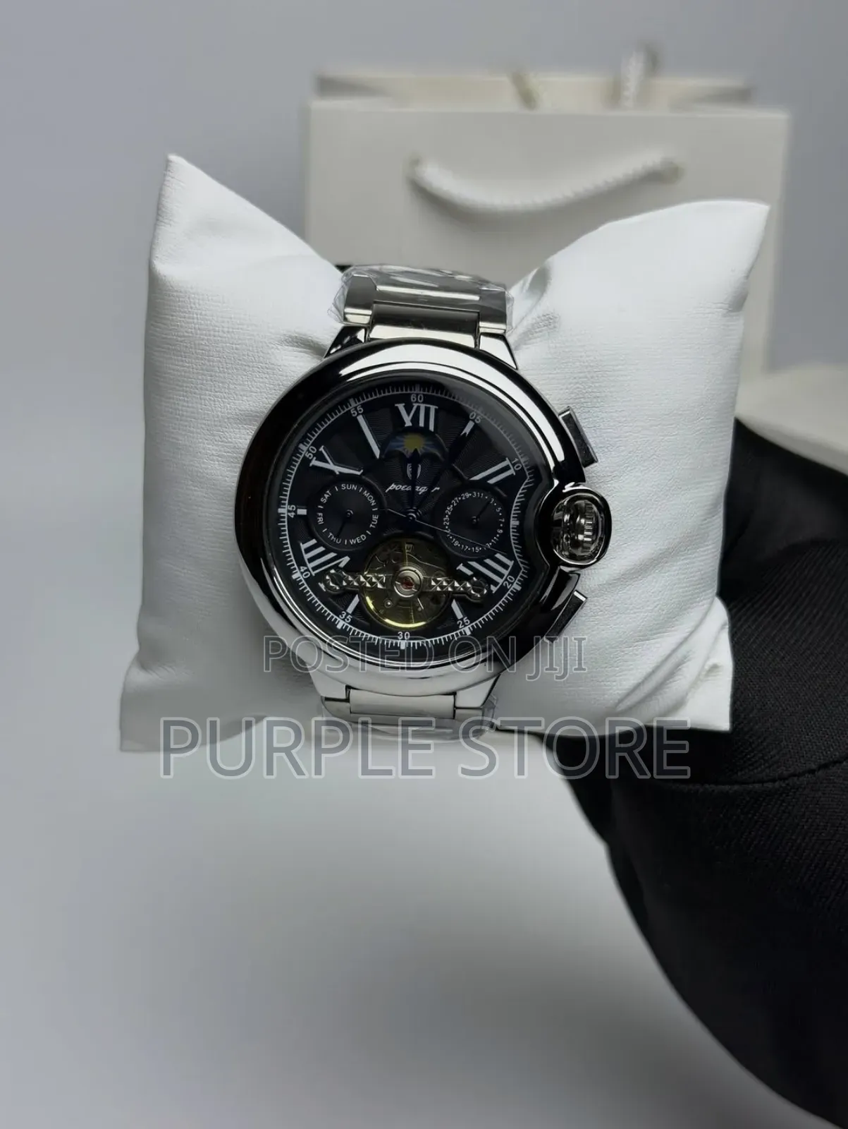 Poedagar Automatic Chronograph Mechanical Wristwatches