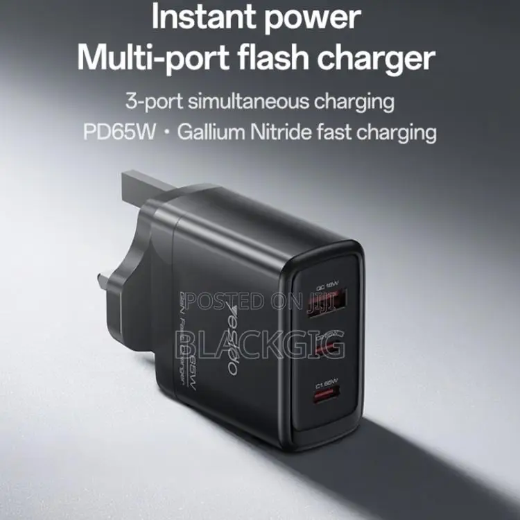 65w Typec Laptop Charger Head Macbook Samsung Super Fast Charger