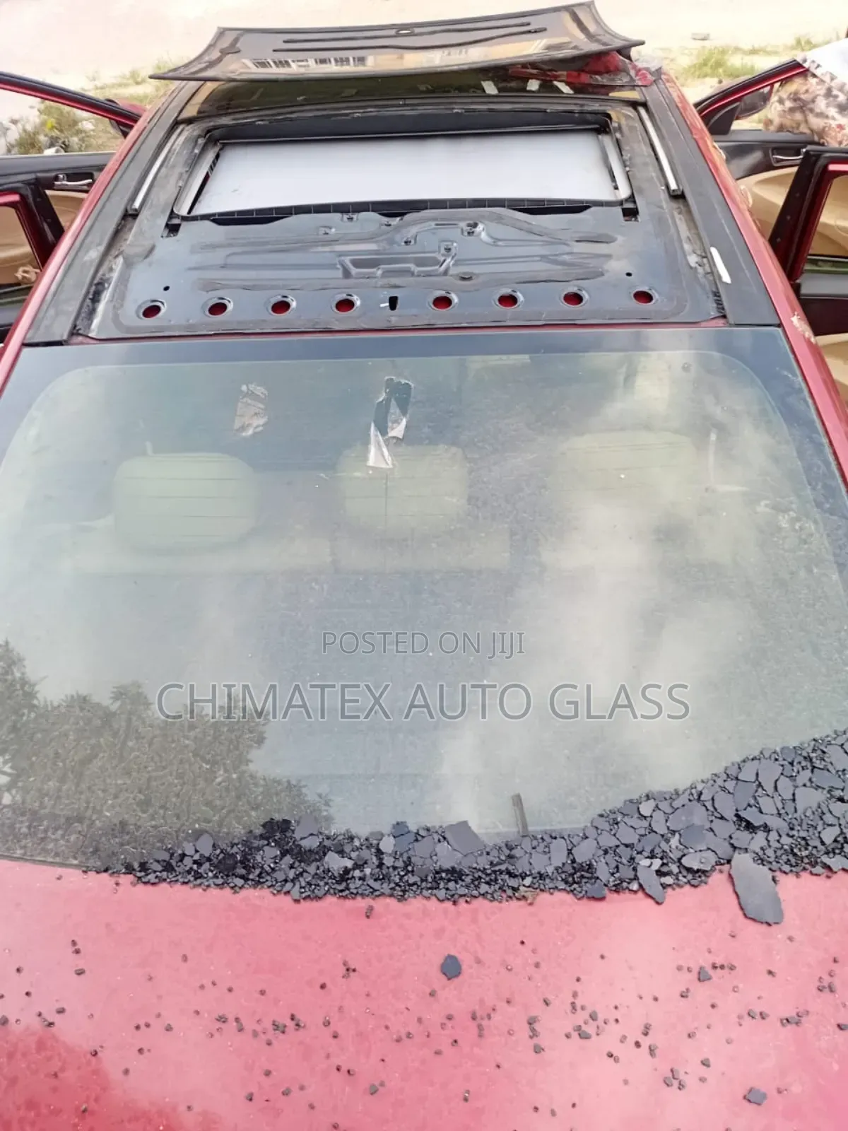Hyundai Sonata 2013 Back Pamanent Roof Glass Available