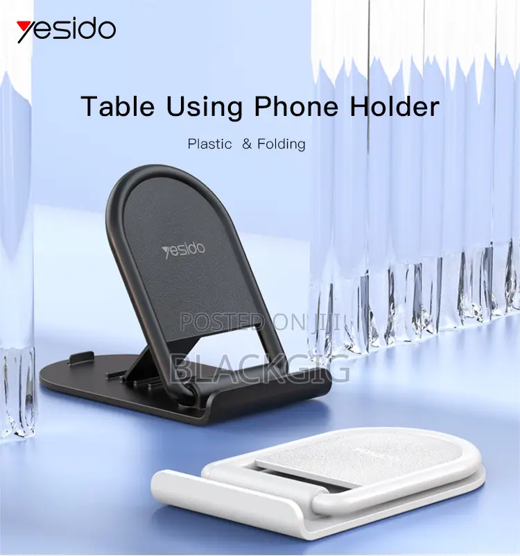 Adjustable Phone Stand – Tablet Holder, iPhone iPad Mount