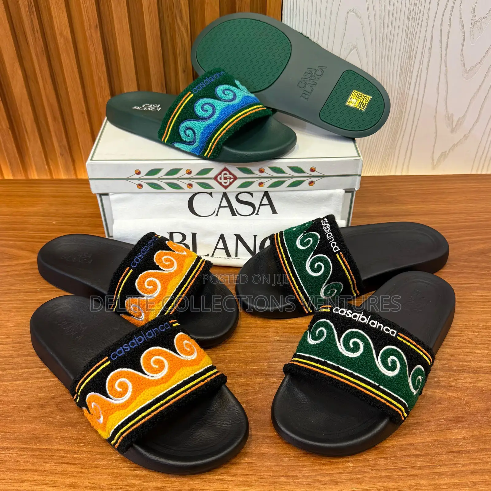*Casablanca Laurel Slide* Sizes: *40 - 46*