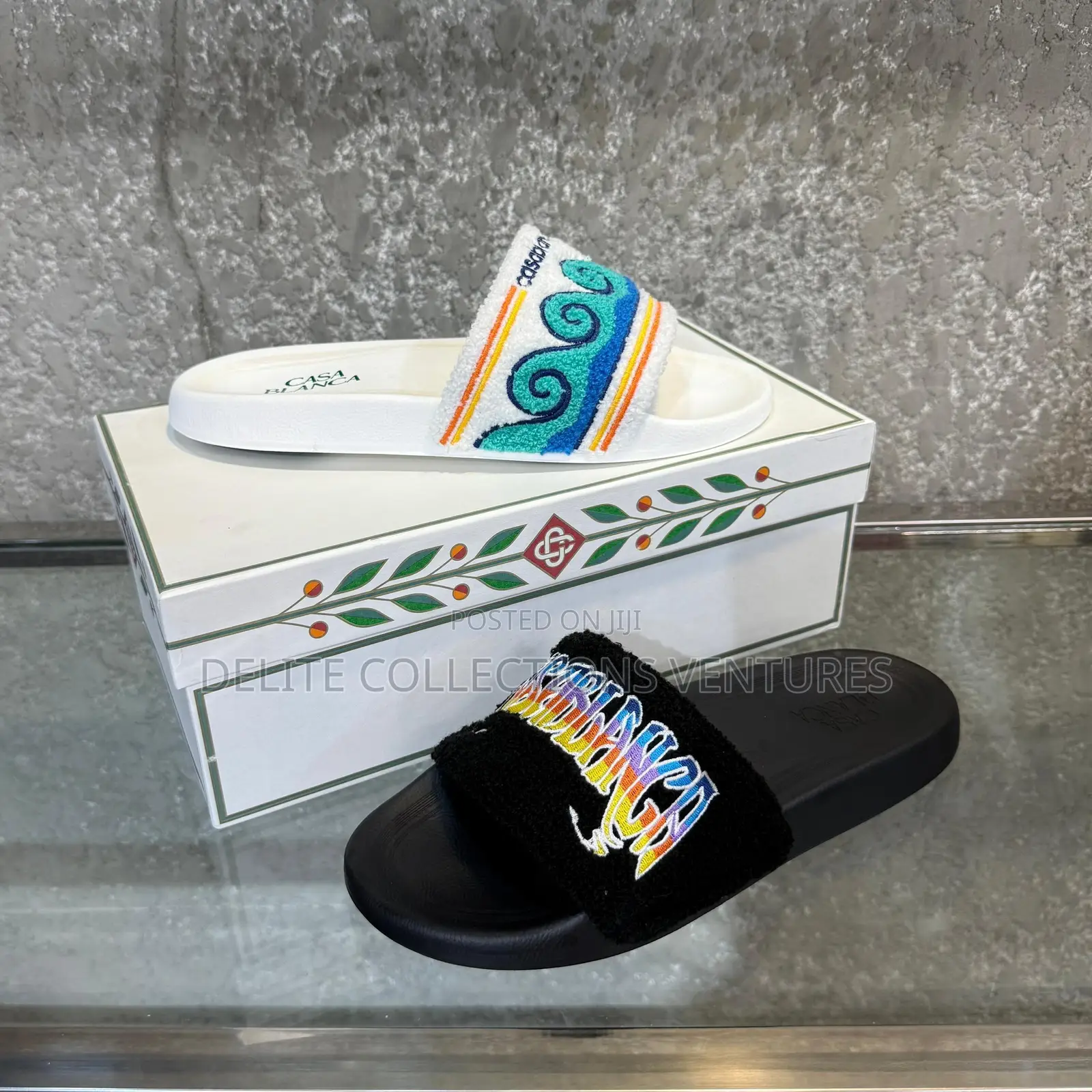 *Casablanca Laurel Slide* Sizes: *40 - 46*