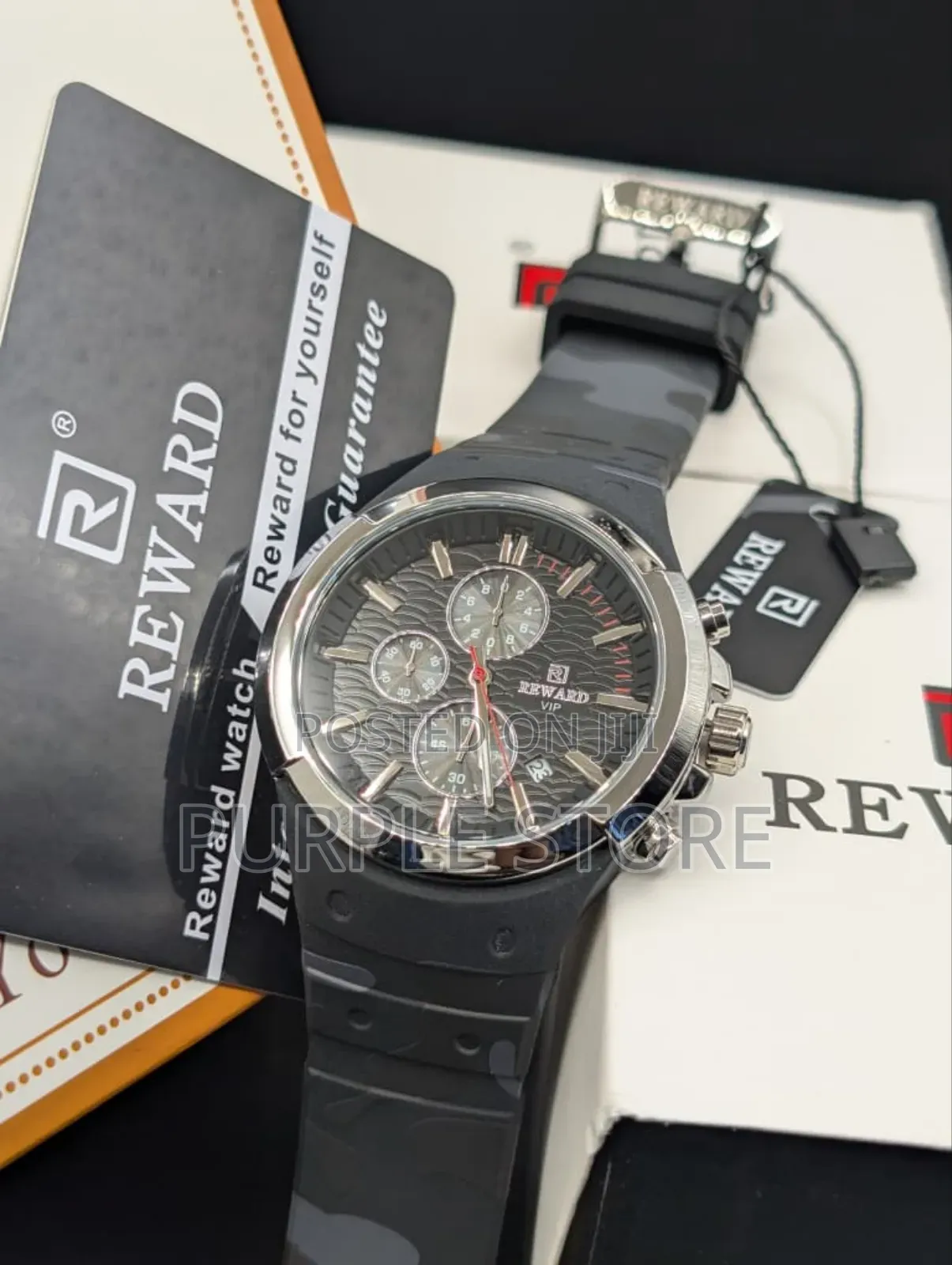 Reward Vip Functional Chronograph *Watch Top Quality Water Resistant*