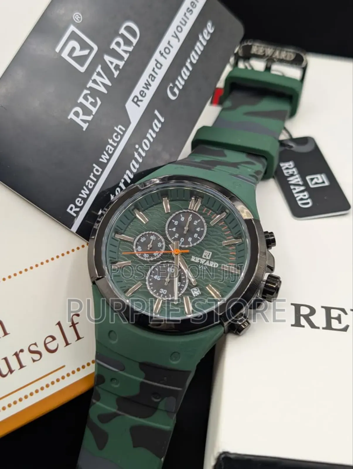 Reward Vip Functional Chronograph *Watch Top Quality Water Resistant*