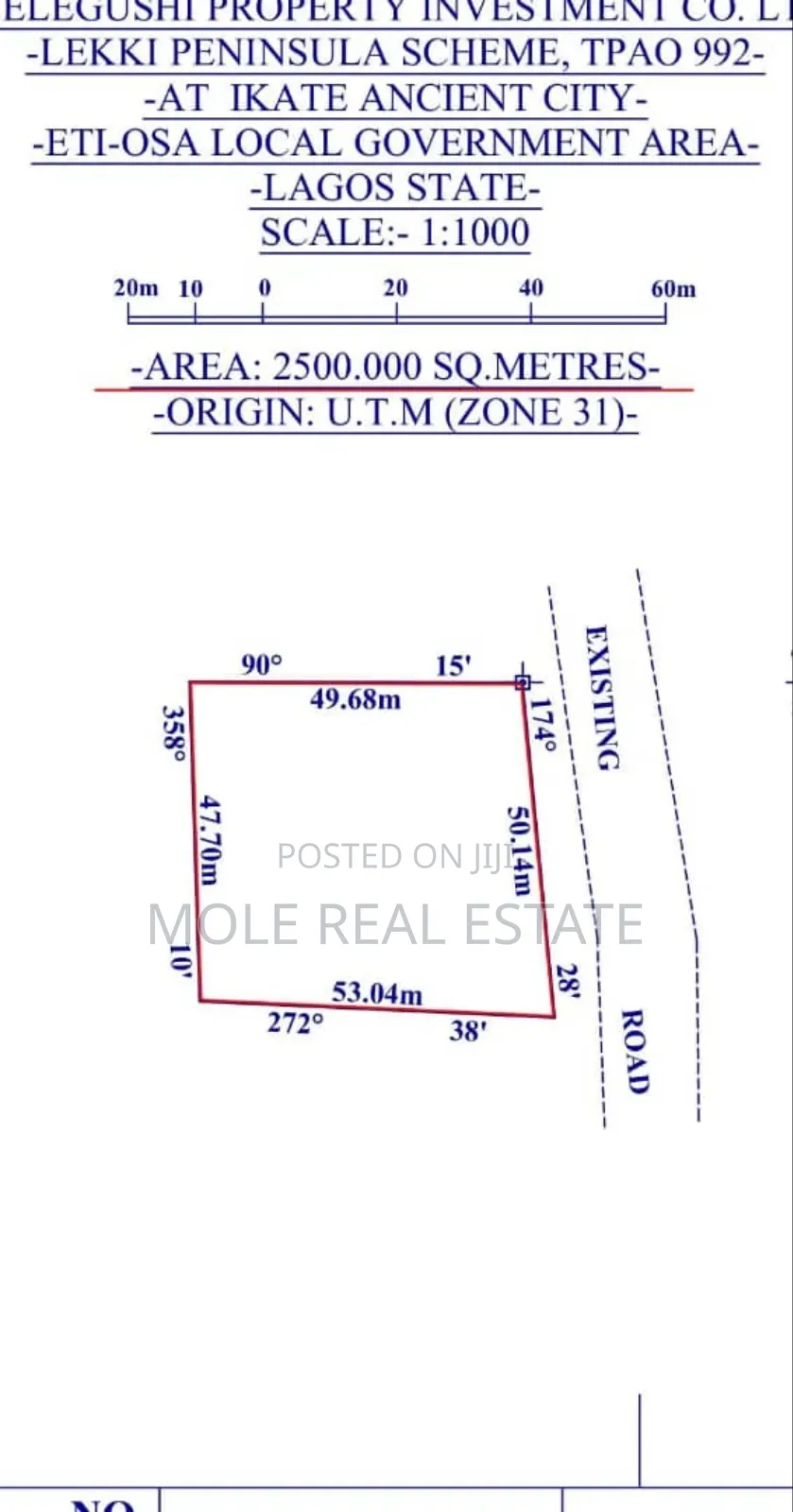 2500sqm Off Freedom Way Leki Joint Venture ( Jv)