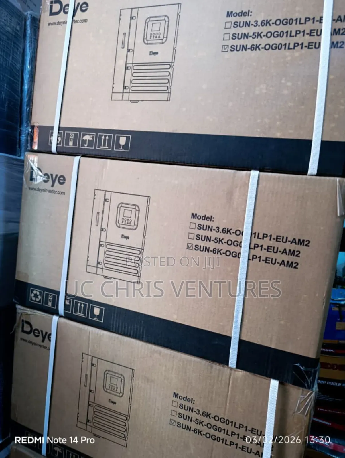 6kva/6kw Deye Hybrid Solar Inverter 48v (Built in Charge Controller)