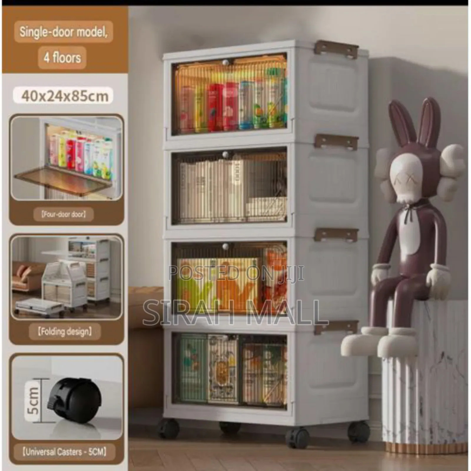 New Style 4 Layer Single Door Cabinet