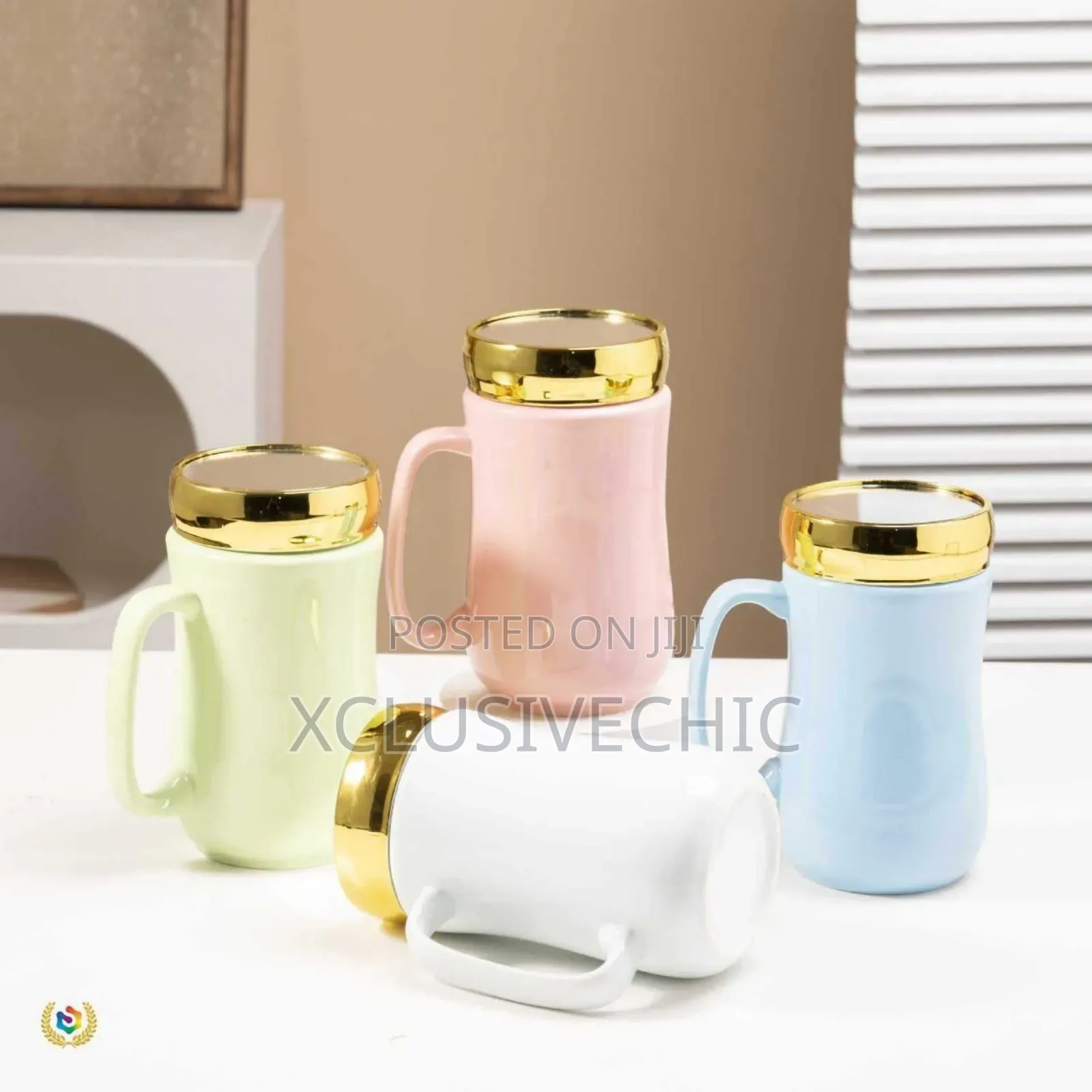 Beautiful Mirror Glass Cup